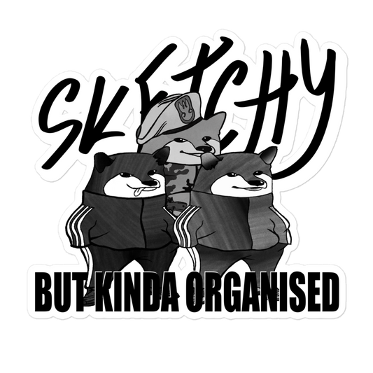 Sketchy but Kinda Organised Sticker