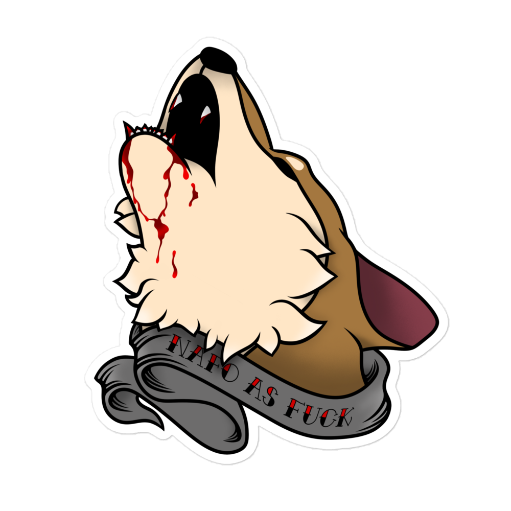 NAFO As Fuck Sticker