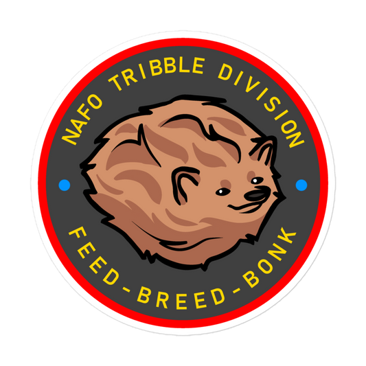 NAFO Tribble Sticker