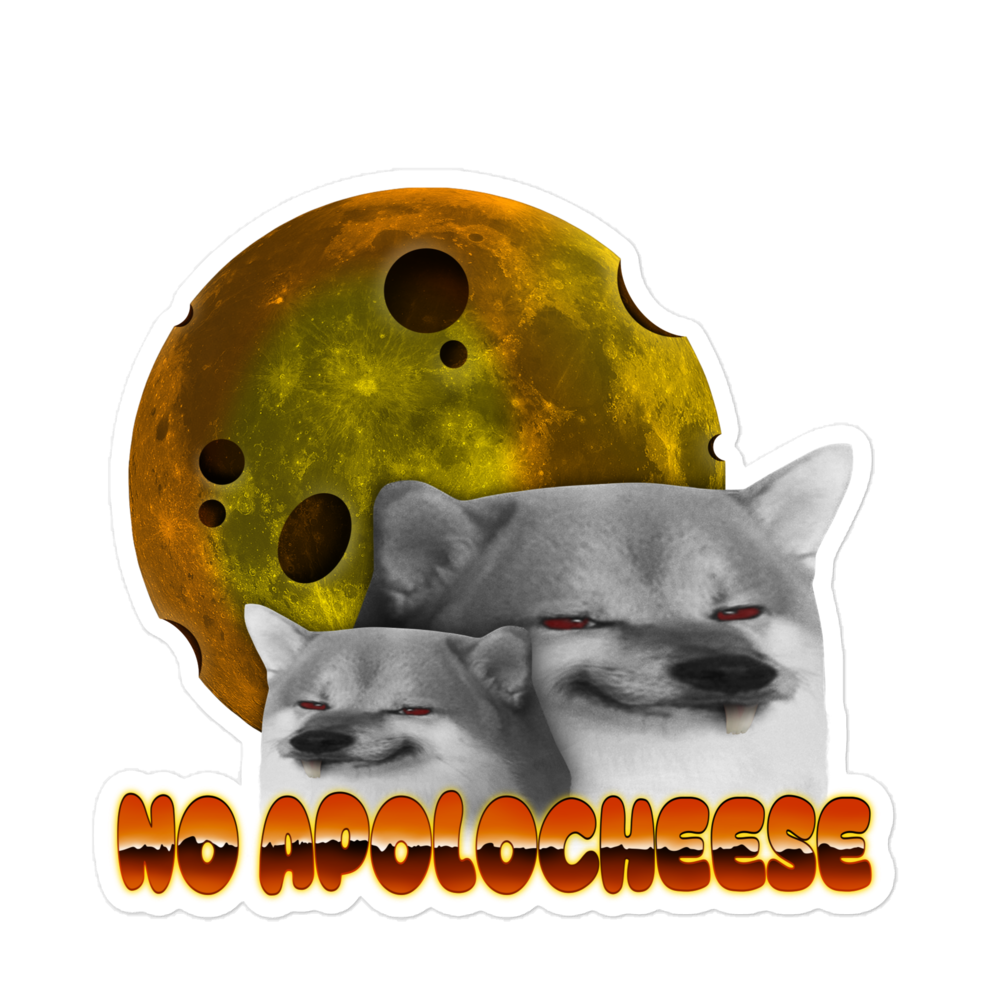 NAFO No Apolocheese Sticker