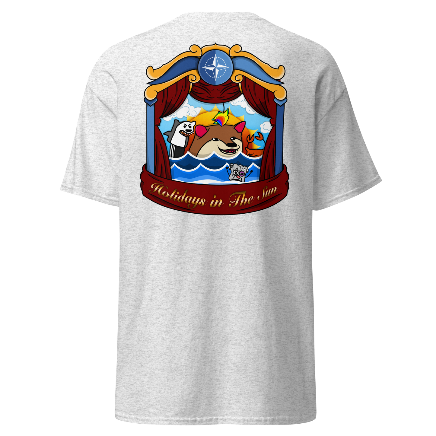 NAFO Crab Fella Sock Character T-Shirt