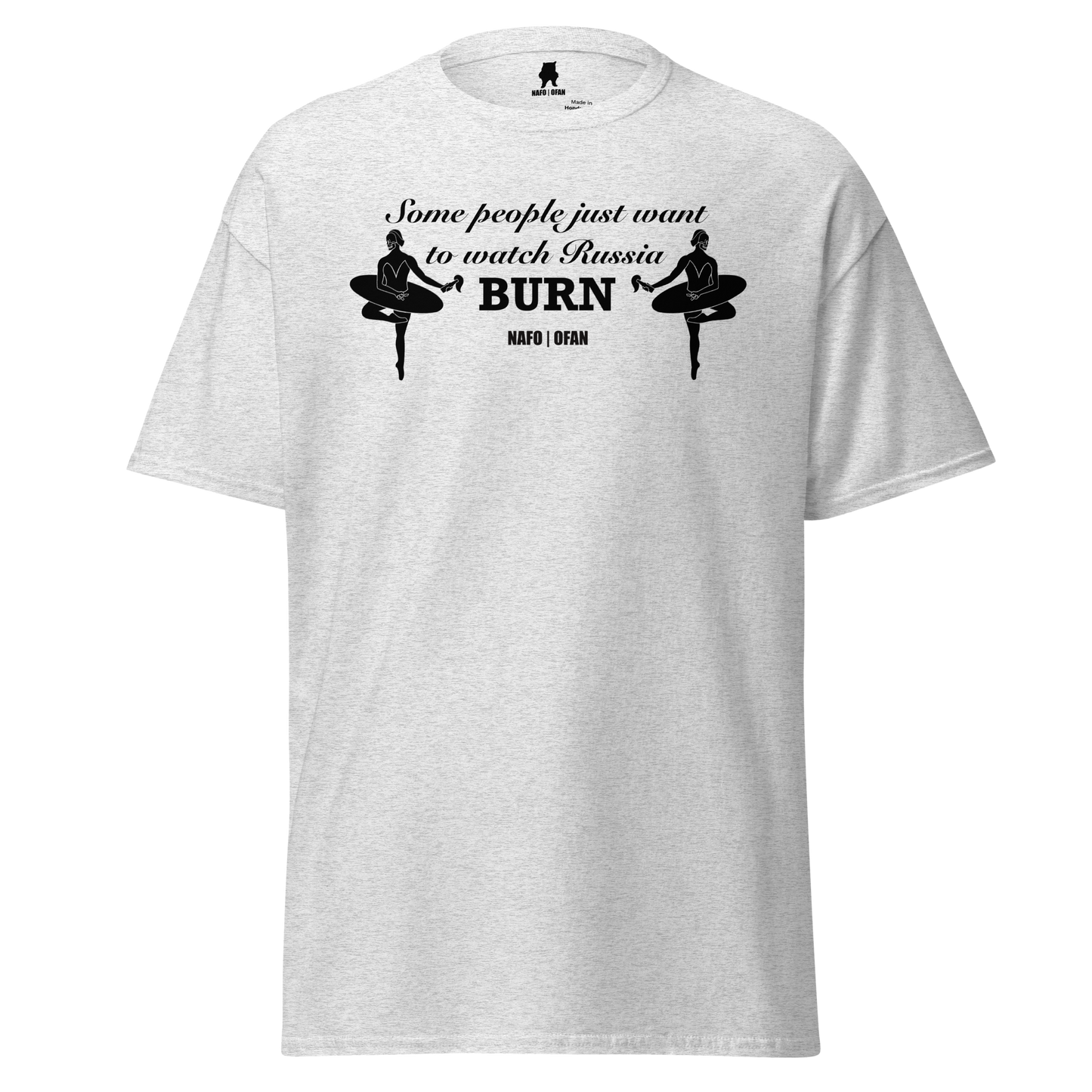 NAFO Watch Russia Burn T-Shirt