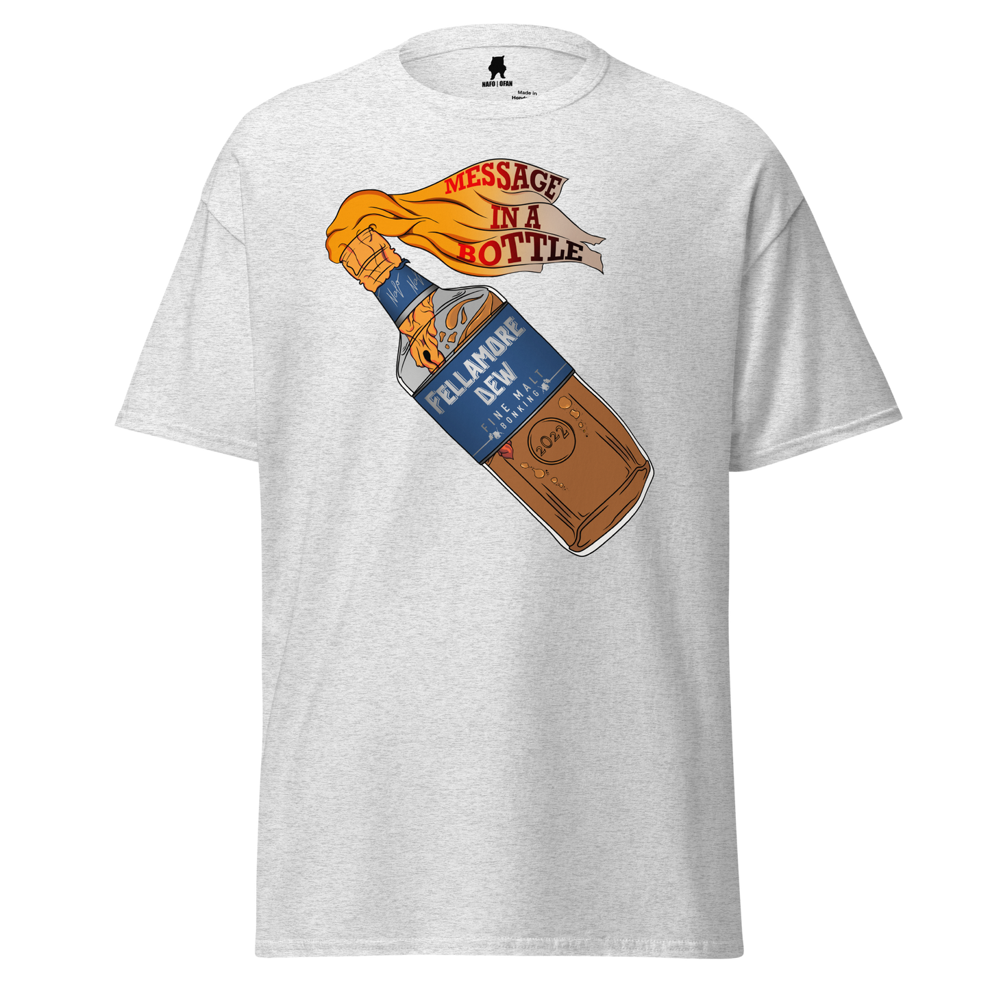 NAFO Message in a Bottle T-Shirt