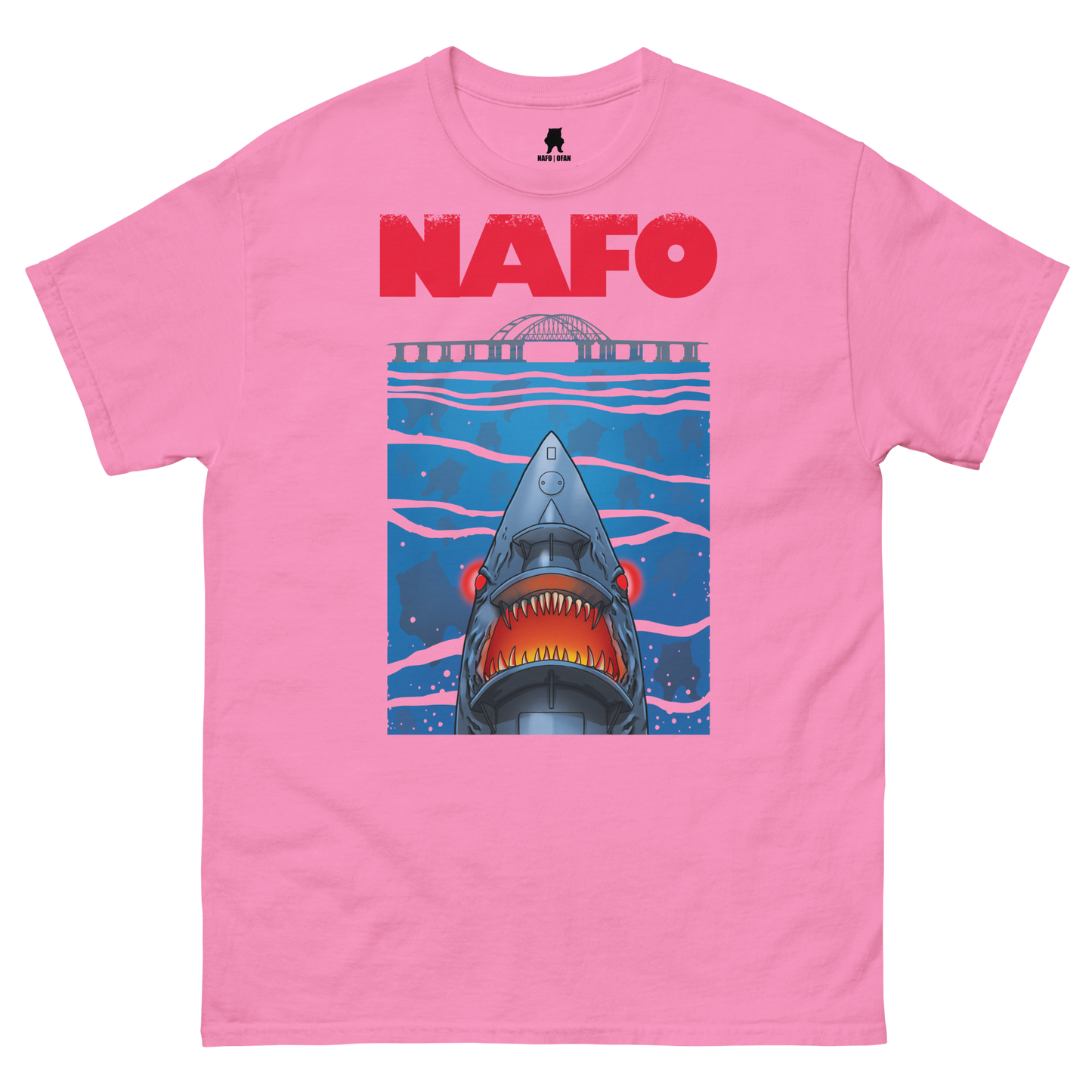 NAFO x Grandpa Yurko Shark Drone T-Shirt