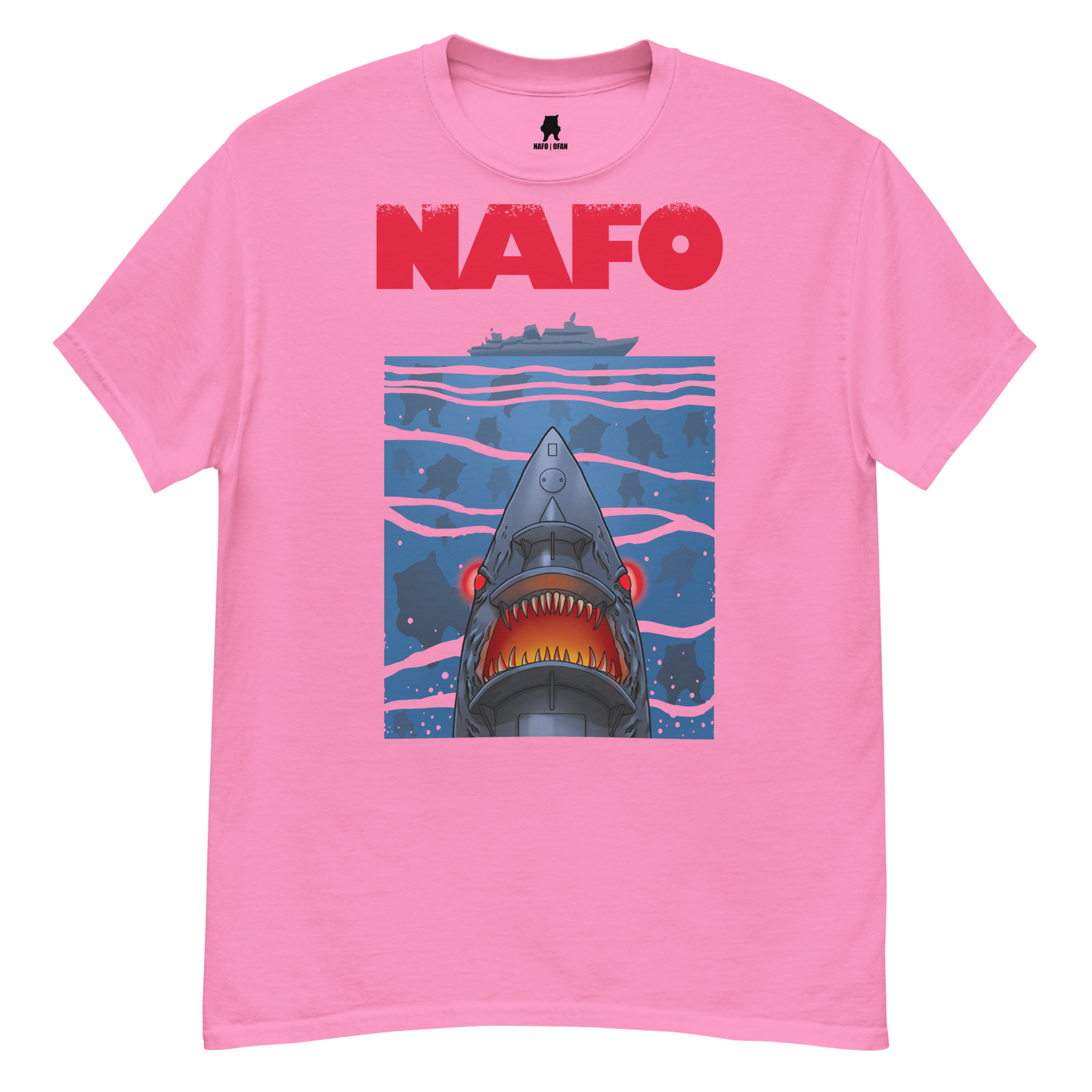 NAFO x Grandpa Yurko Shark Drone Ship T-Shirt