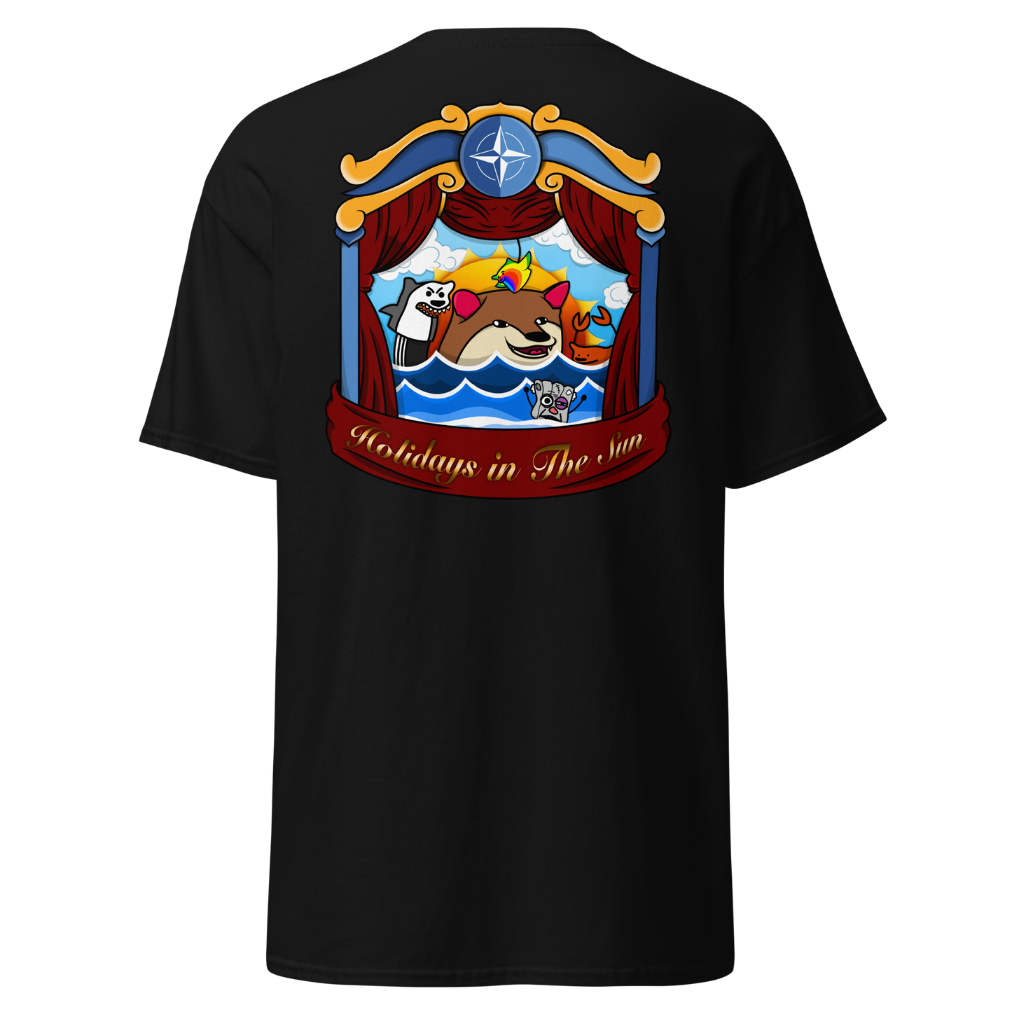 NAFO Crab Fella Sock Character T-Shirt