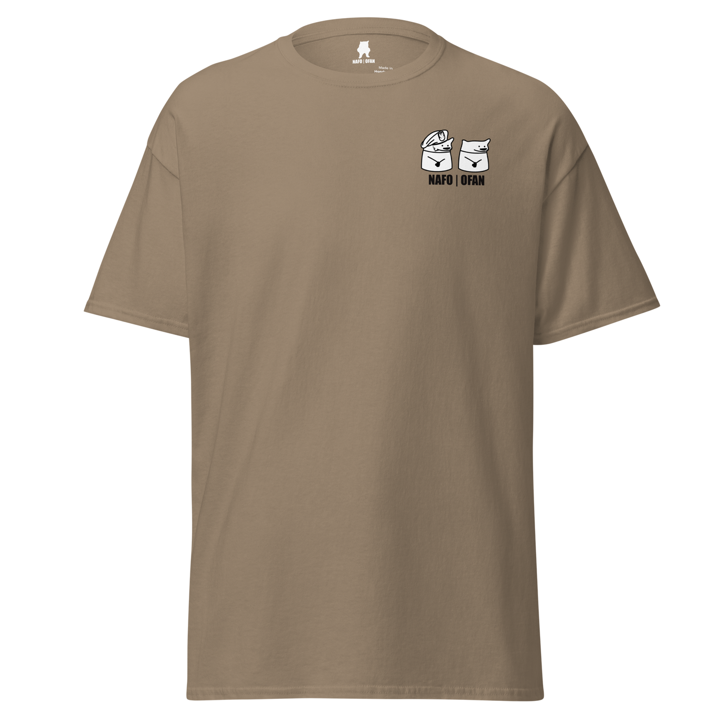 NAFO Fella Sock Character T-Shirt