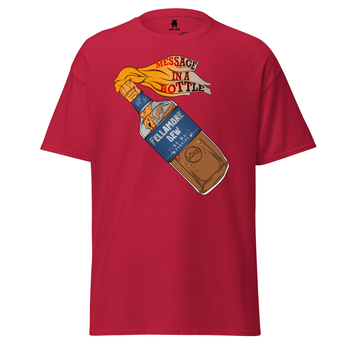 NAFO Message in a Bottle T-Shirt