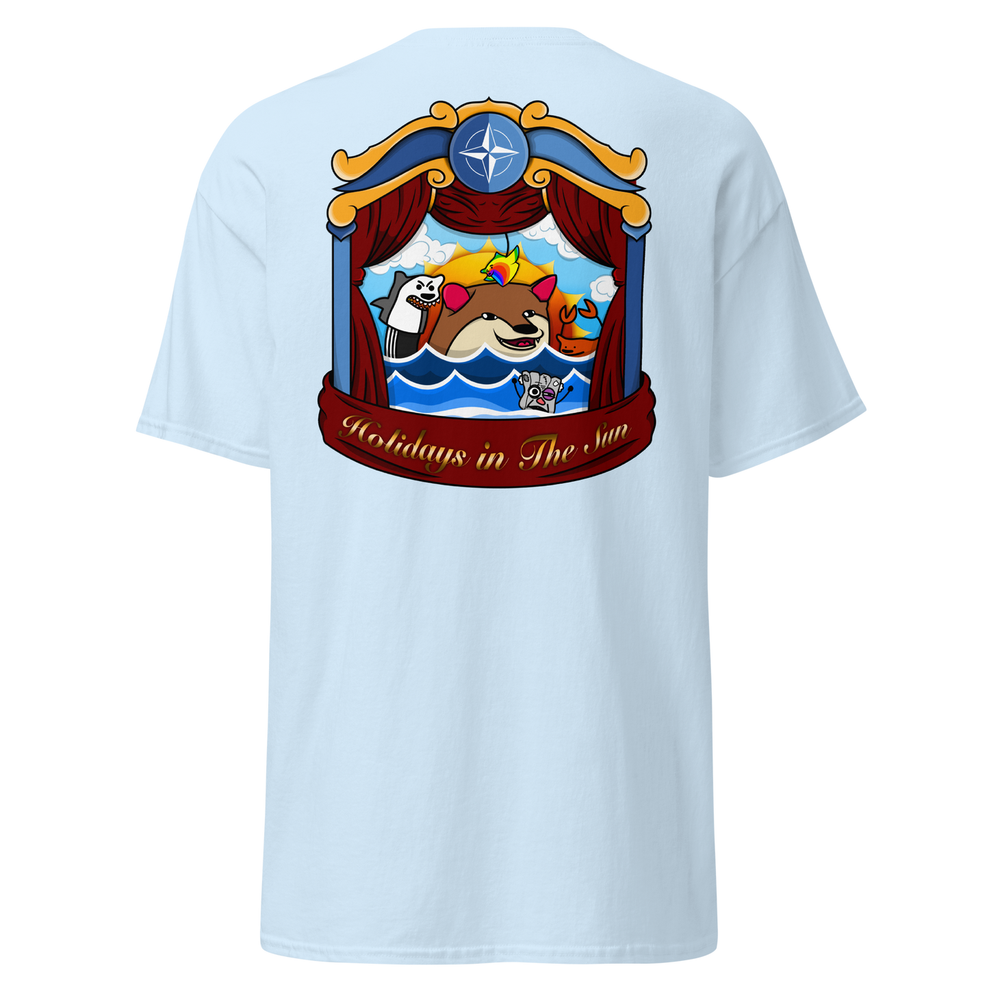 NAFO Crab Fella Sock Character T-Shirt