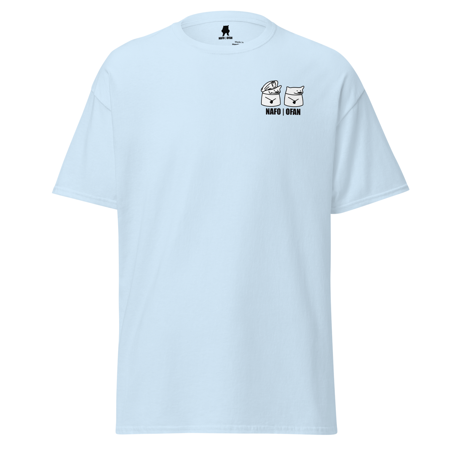 NAFO Fella Sock Character T-Shirt