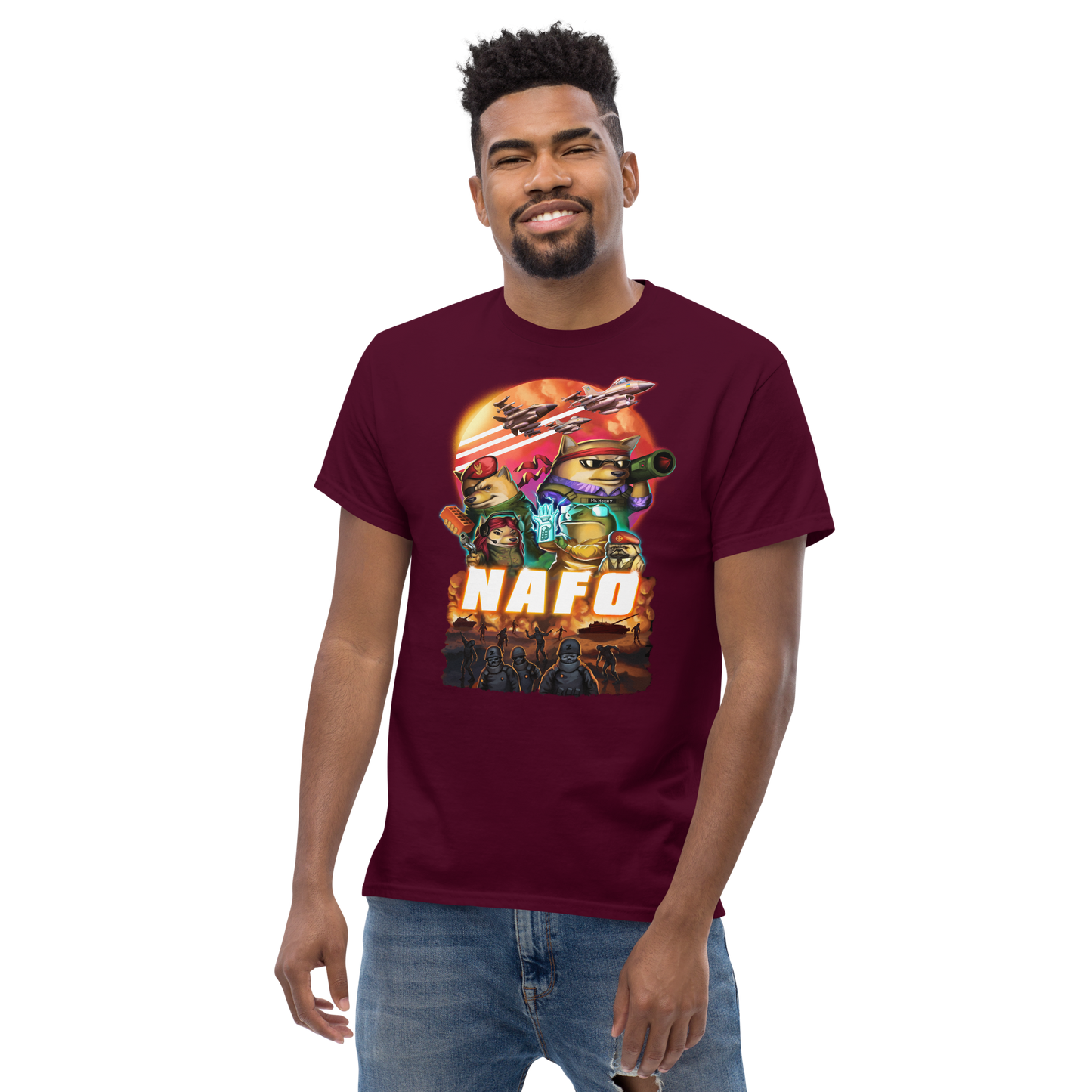 NAFO x Grandpa Yurko NAFO Squad T-Shirt