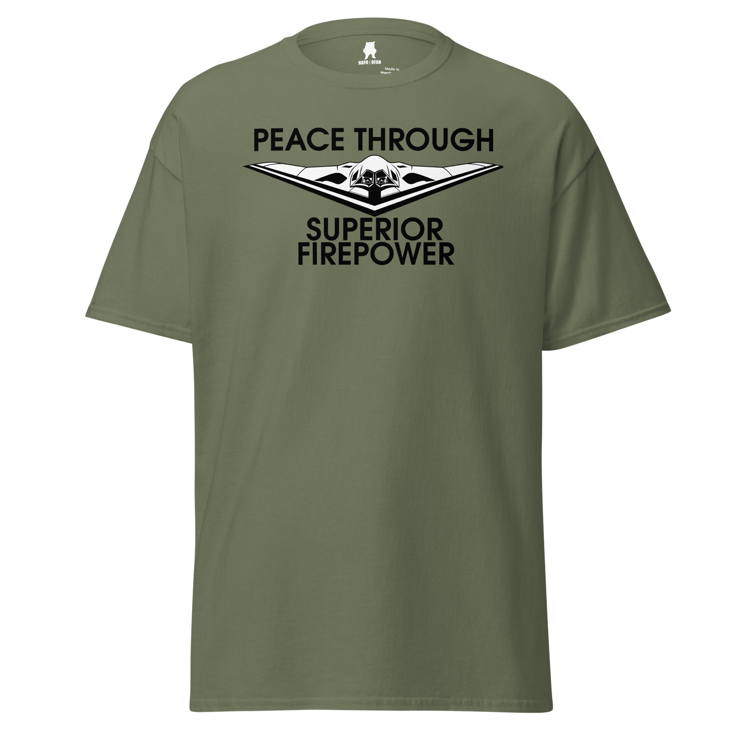 NAFO Peace Through Superior Fire Power T-Shirt