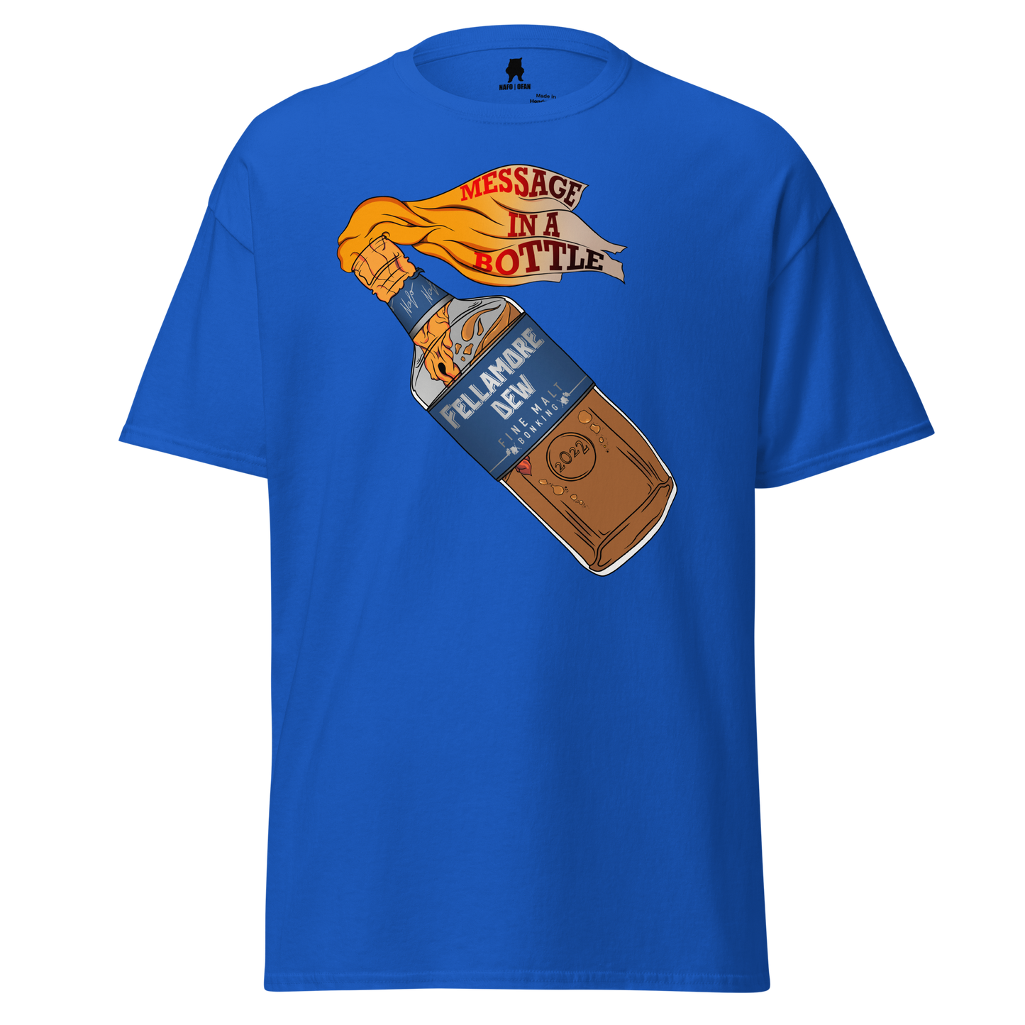NAFO Message in a Bottle T-Shirt