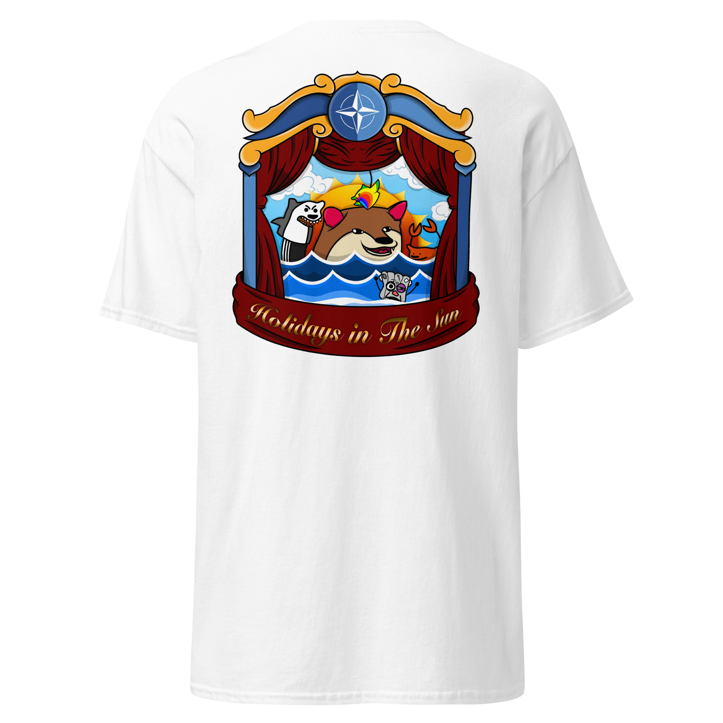 NAFO Crab Fella Sock Character T-Shirt