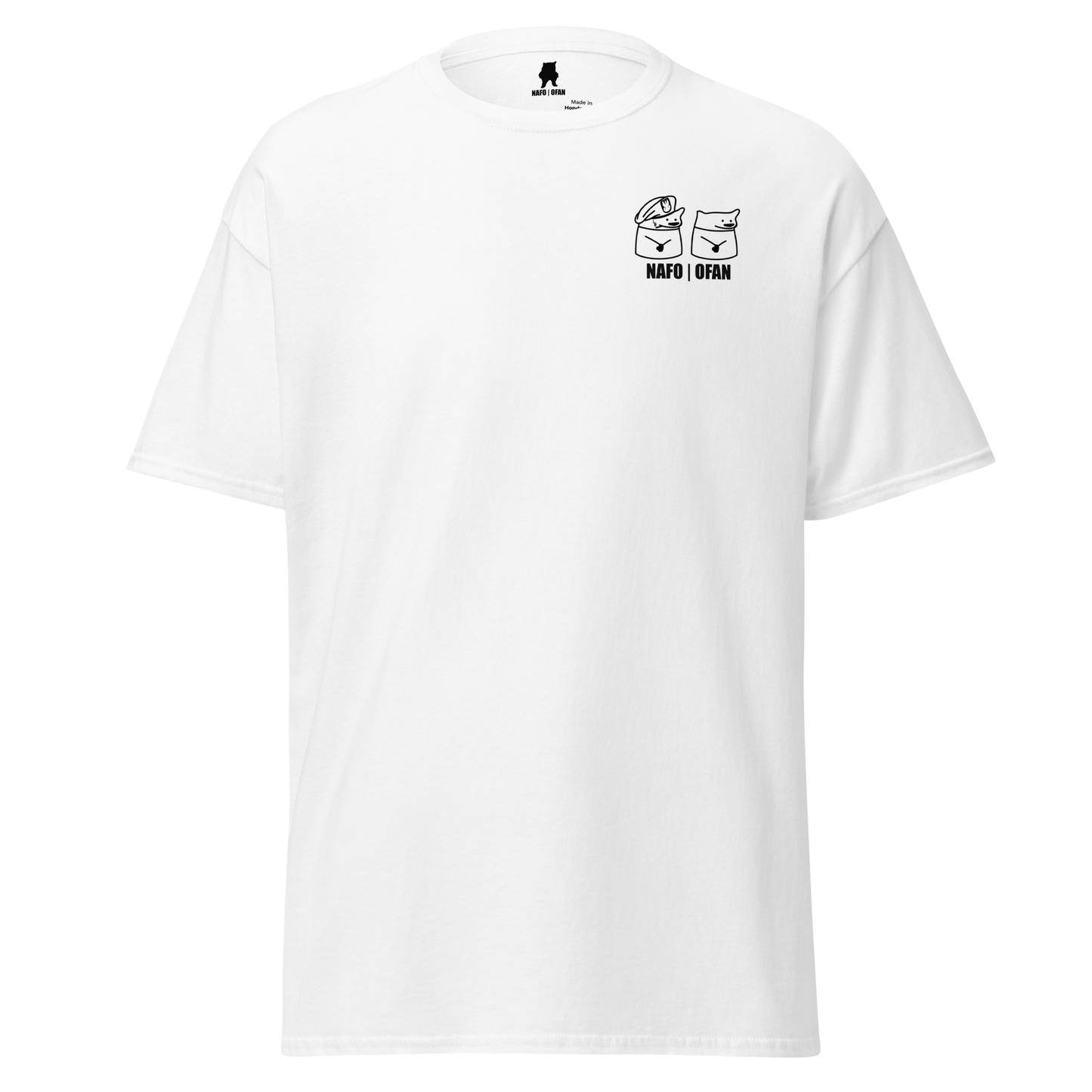 NAFO Fella Sock Character T-Shirt