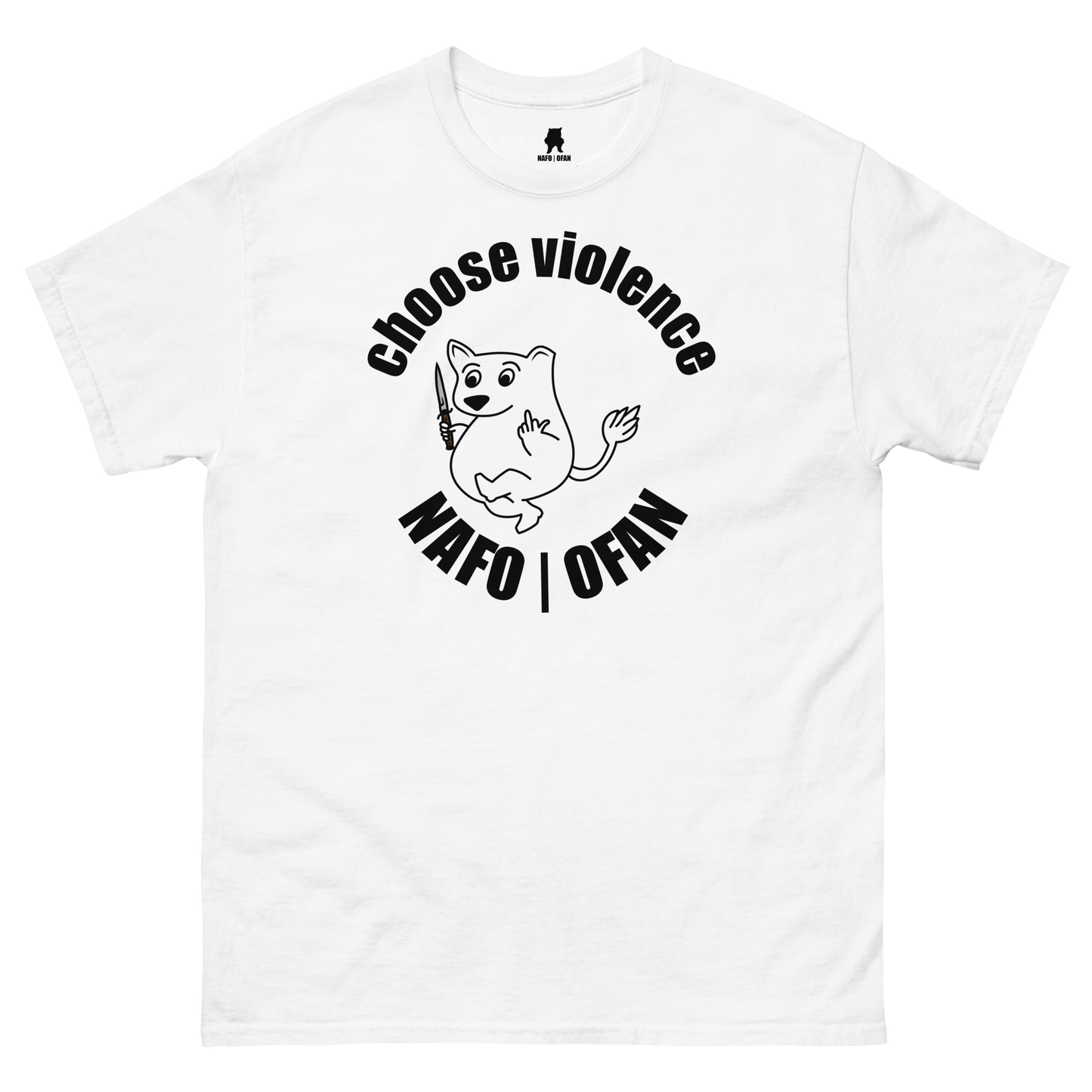 NAFO Choose Violence T-Shirt