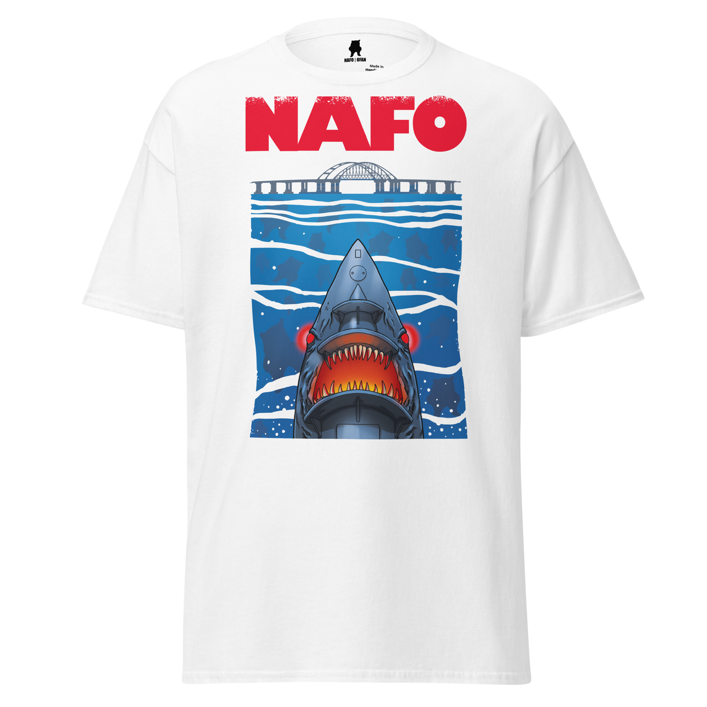 NAFO x Grandpa Yurko Shark Drone T-Shirt