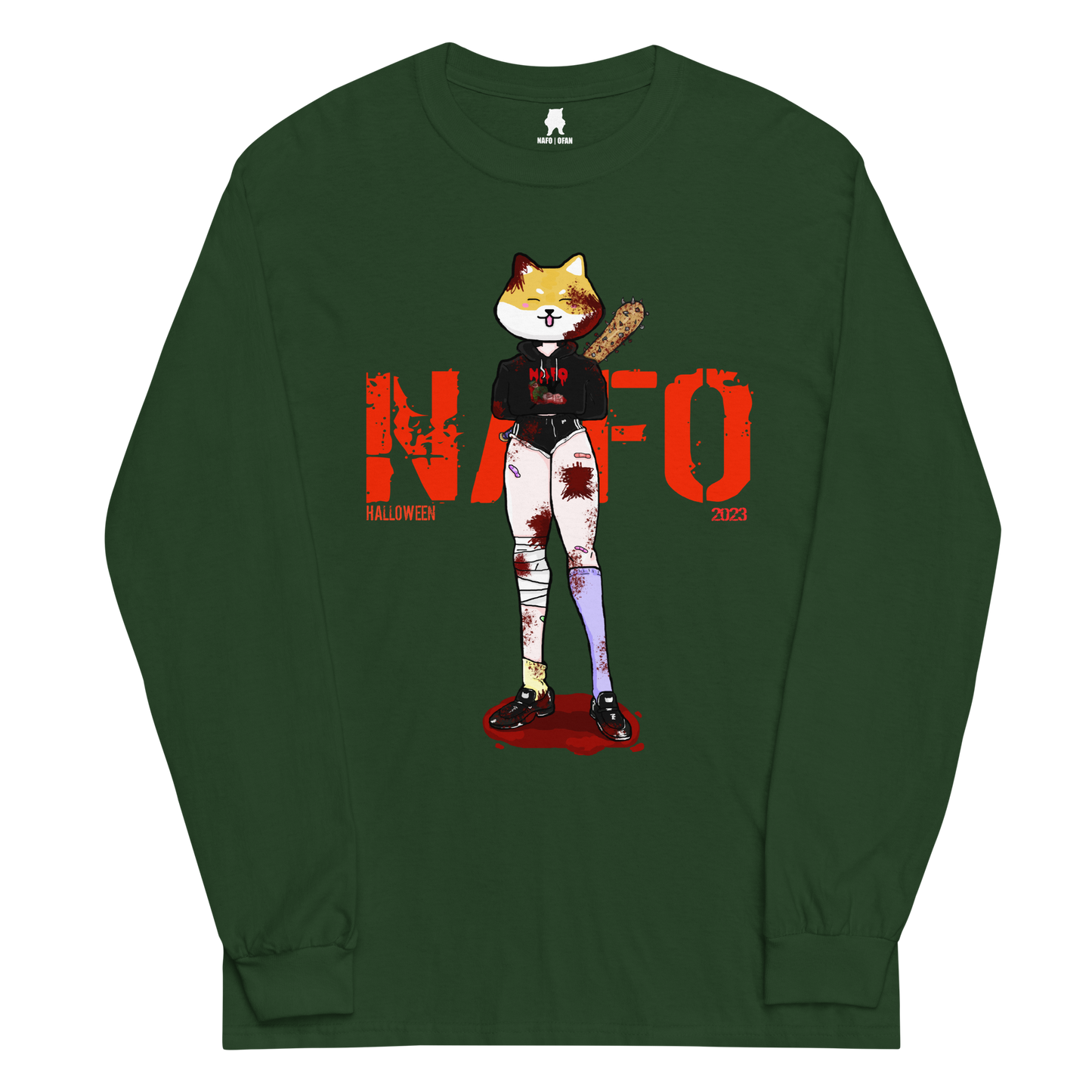 NAFO Take a Swing Long Sleeve T-Shirt