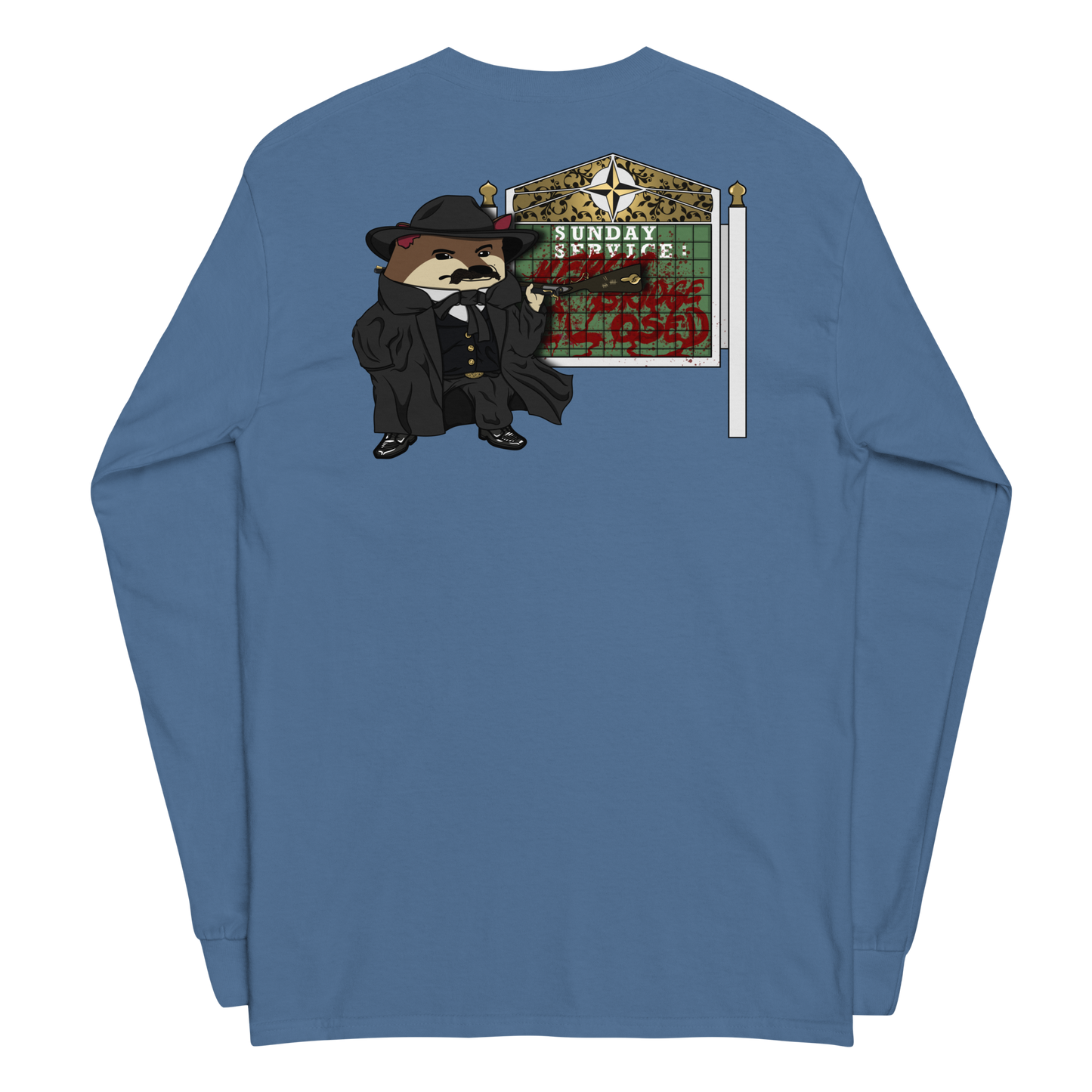 NAFO Bridge's Closed Long Sleeve T-Shirt