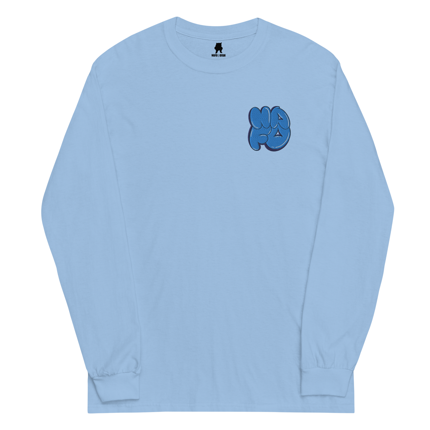 NAFO Bubble Letters (Light) Long Sleeve T-Shirt