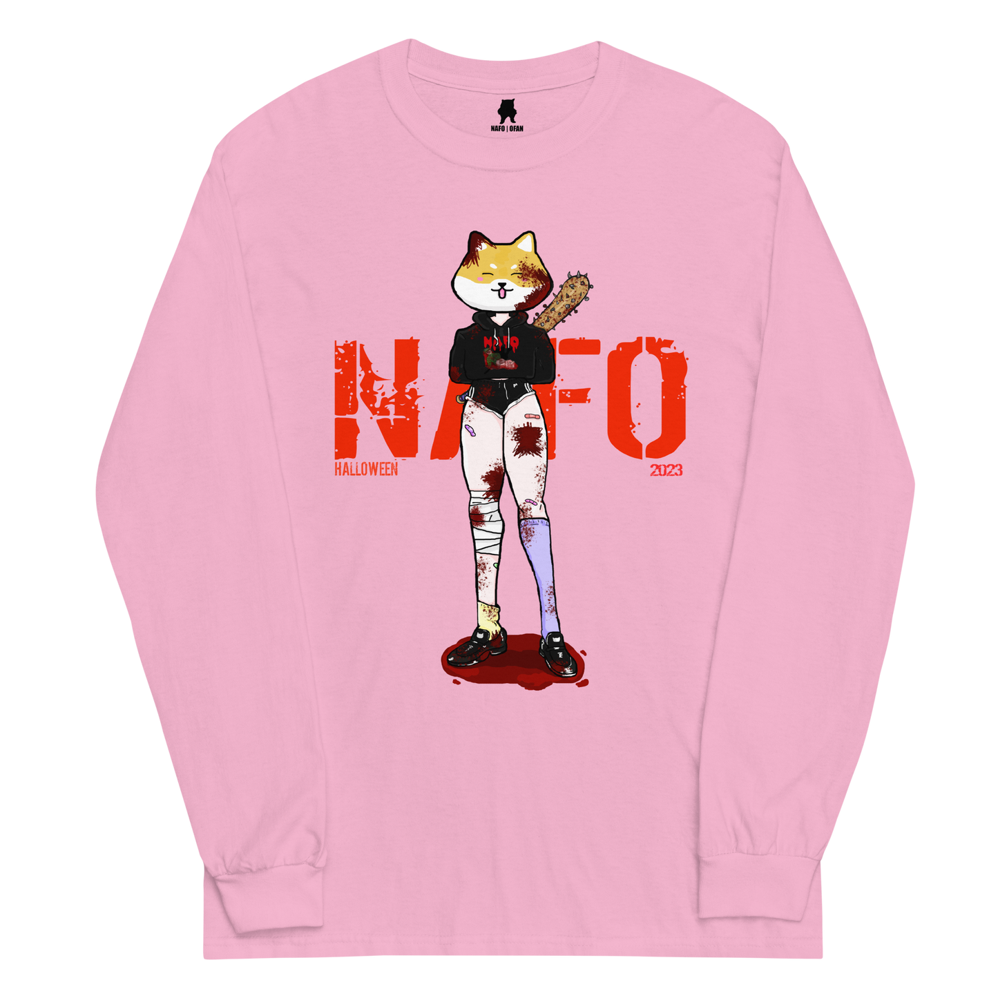 NAFO Take a Swing Long Sleeve T-Shirt