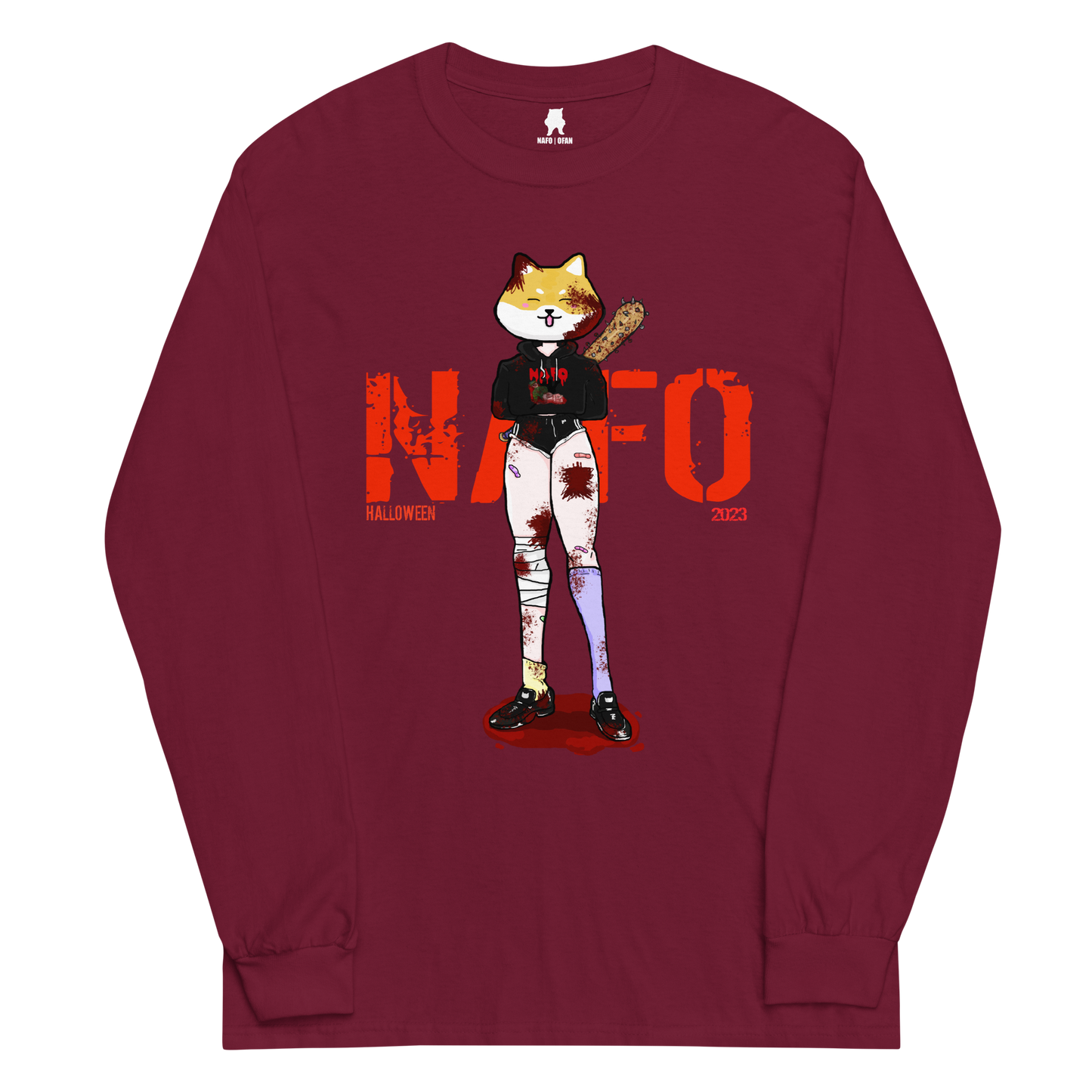 NAFO Take a Swing Long Sleeve T-Shirt