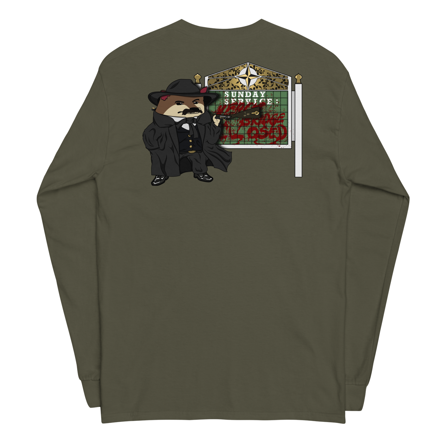 NAFO Bridge's Closed Long Sleeve T-Shirt