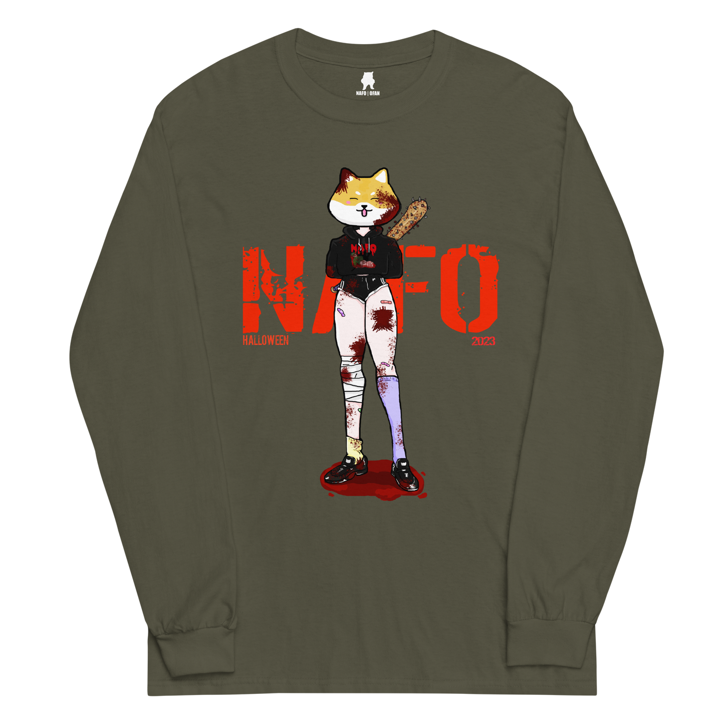 NAFO Take a Swing Long Sleeve T-Shirt