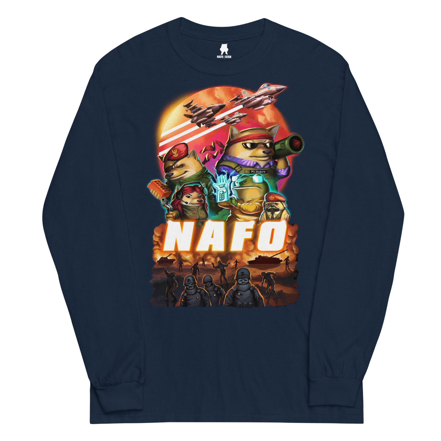NAFO x Grandpa Yurko NAFO Squad Long Sleeve