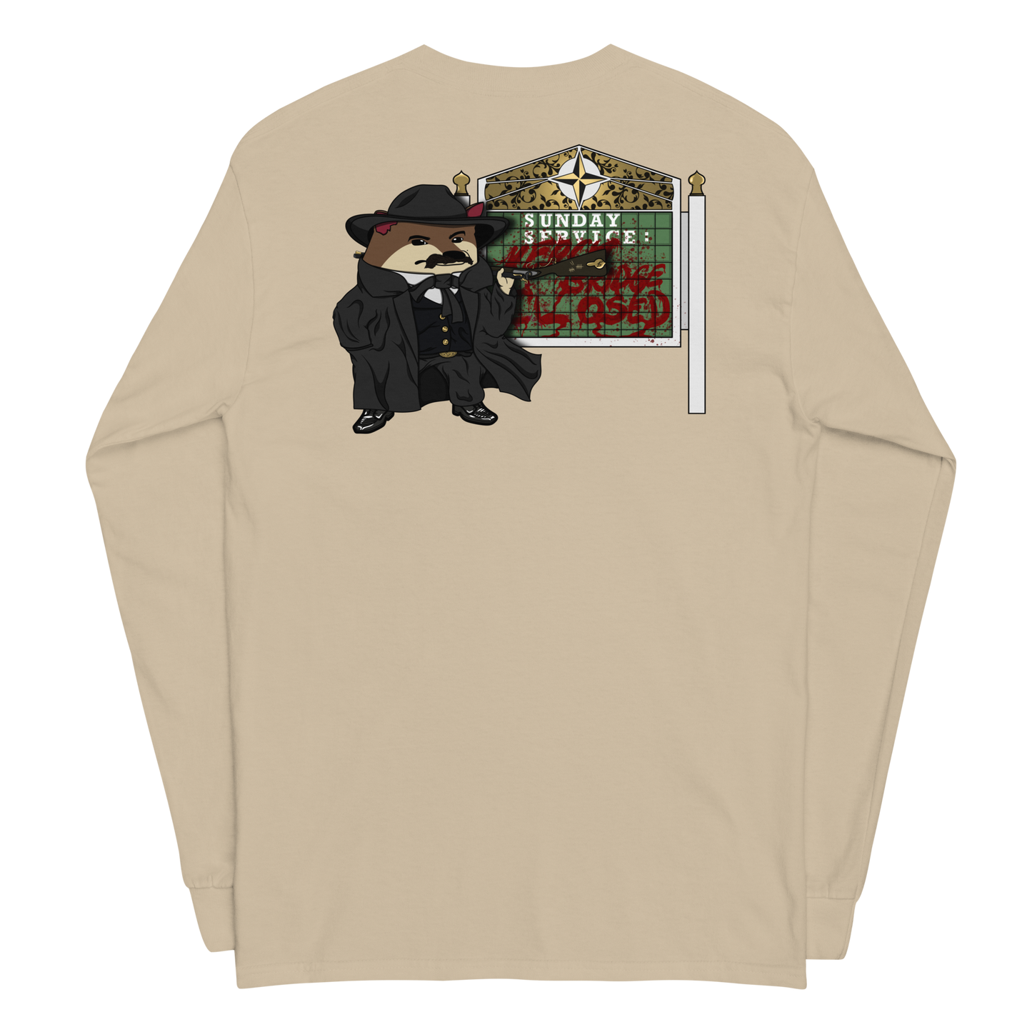 NAFO Bridge's Closed Long Sleeve T-Shirt