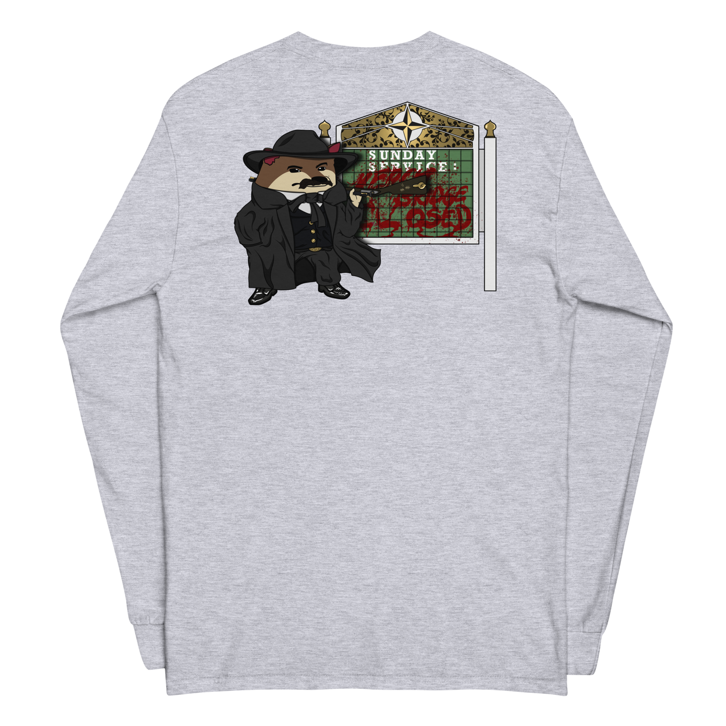 NAFO Bridge's Closed Long Sleeve T-Shirt