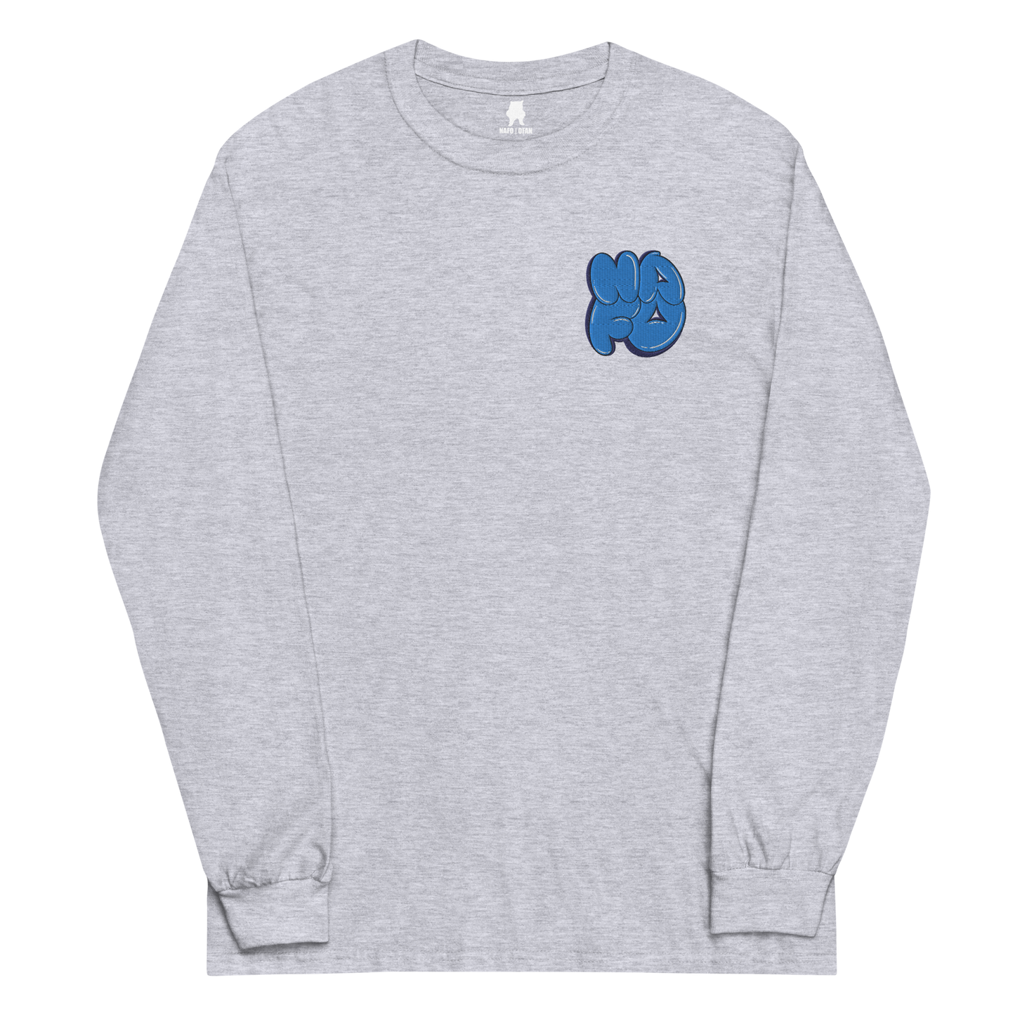NAFO Bubble Letters (Light) Long Sleeve T-Shirt