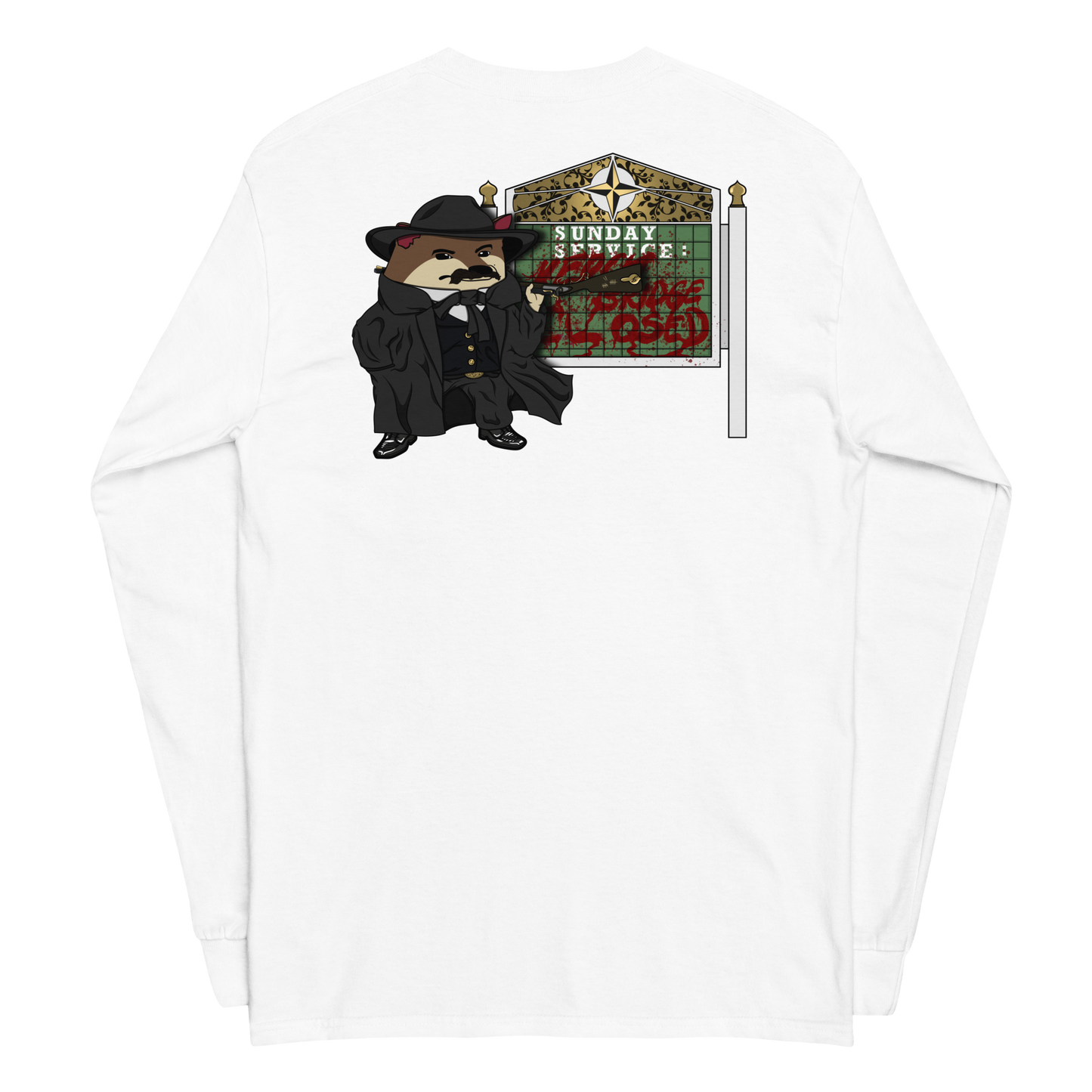 NAFO Bridge's Closed Long Sleeve T-Shirt