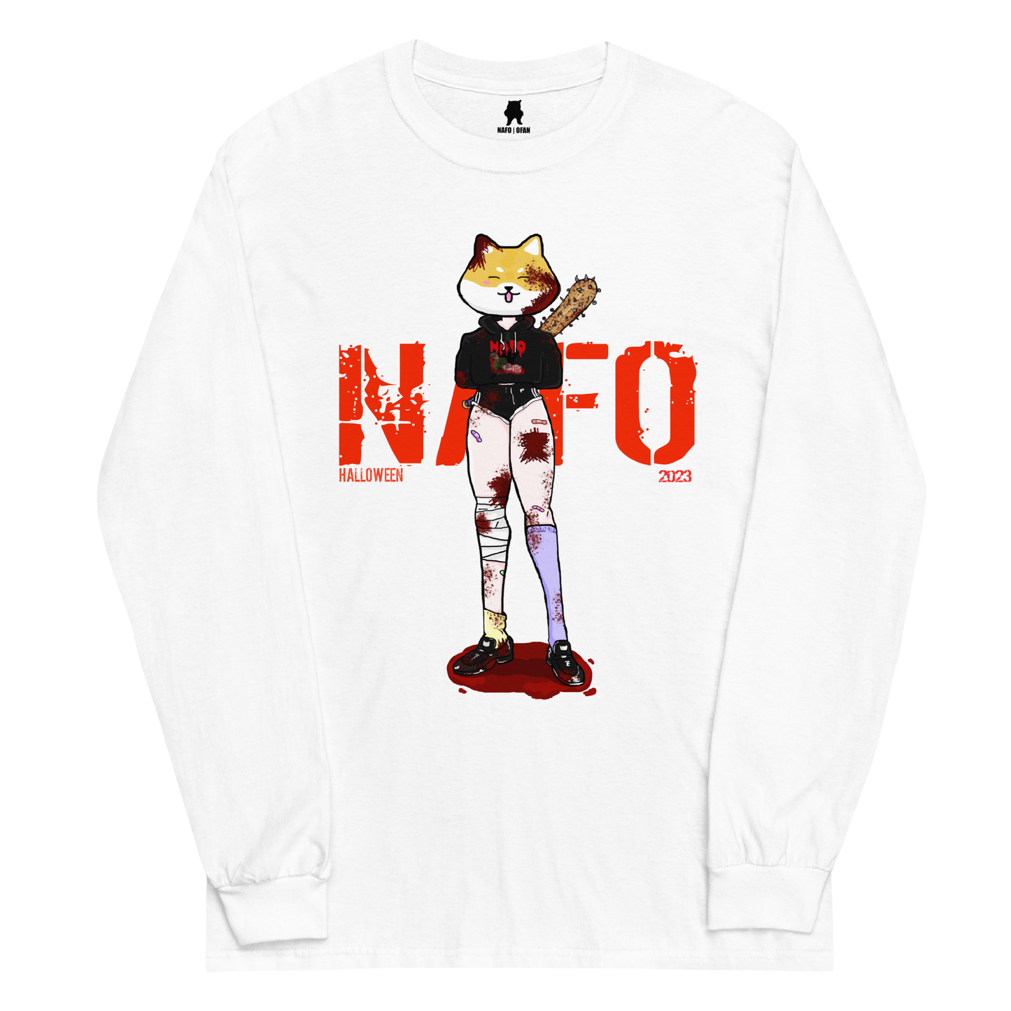 NAFO Take a Swing Long Sleeve T-Shirt
