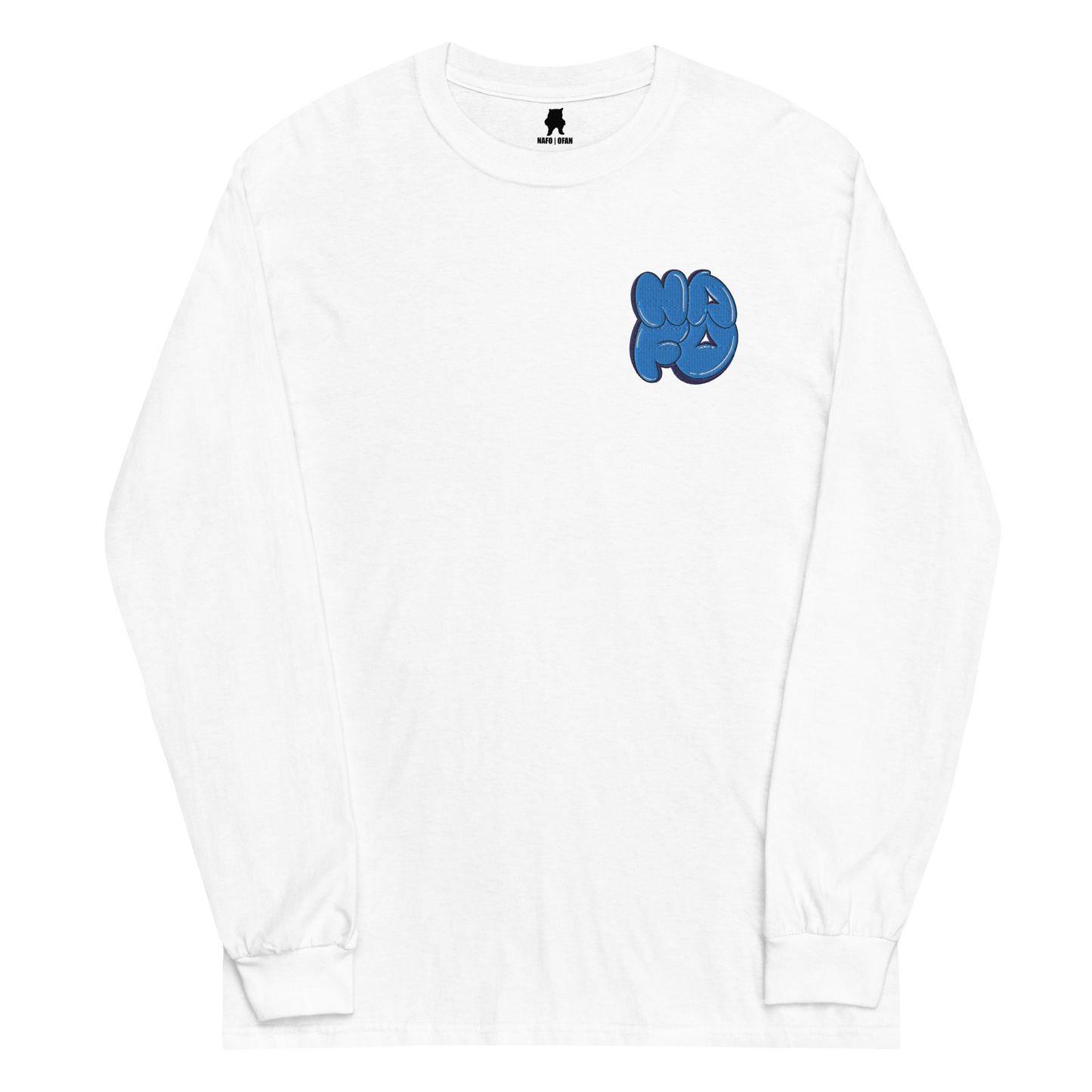 NAFO Bubble Letters (Light) Long Sleeve T-Shirt