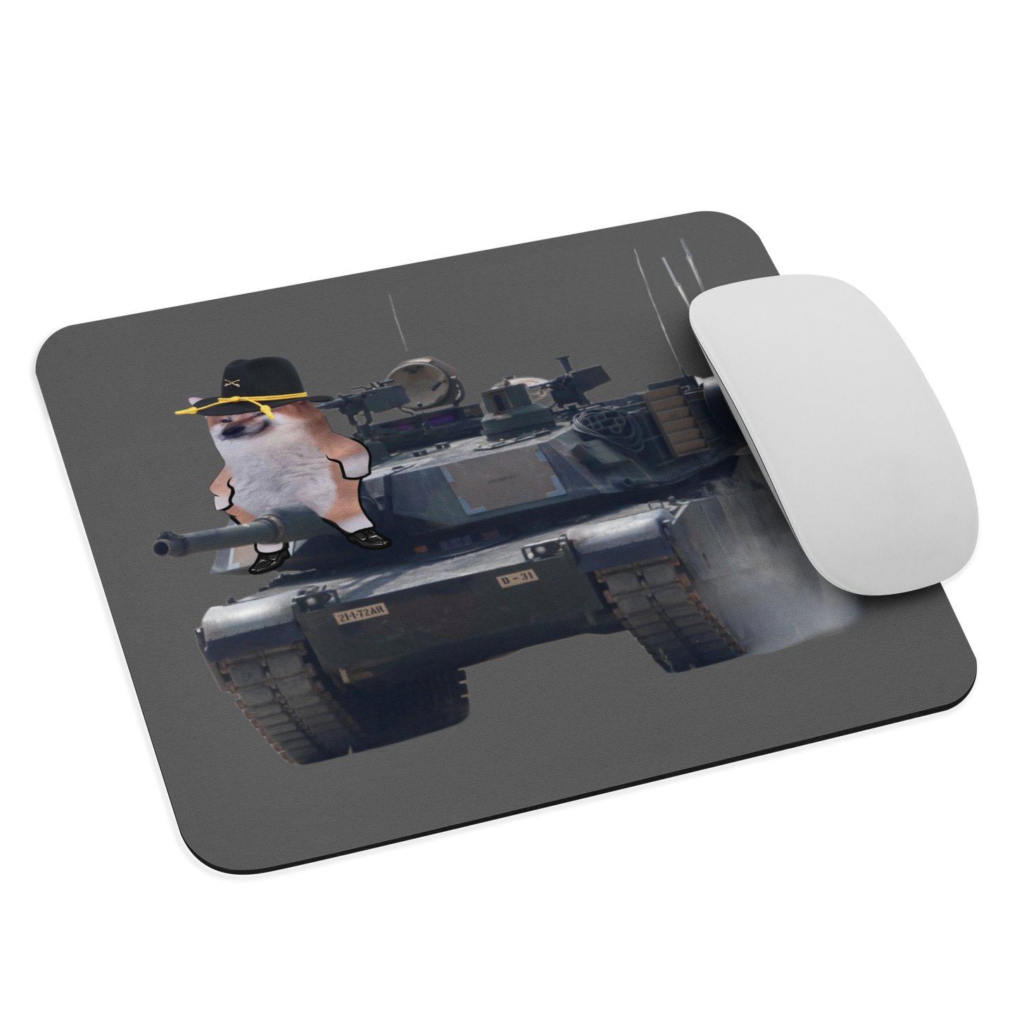 NAFO Nekkid Fella Mousepad (Dark)