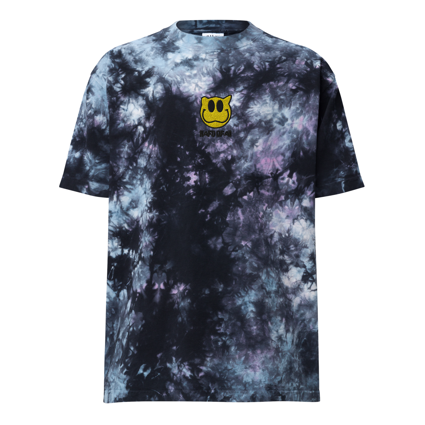 NAFO Trippy Oversized Tie-Dye T-Shirt