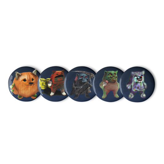 NAFO Halloween Button Pin Set