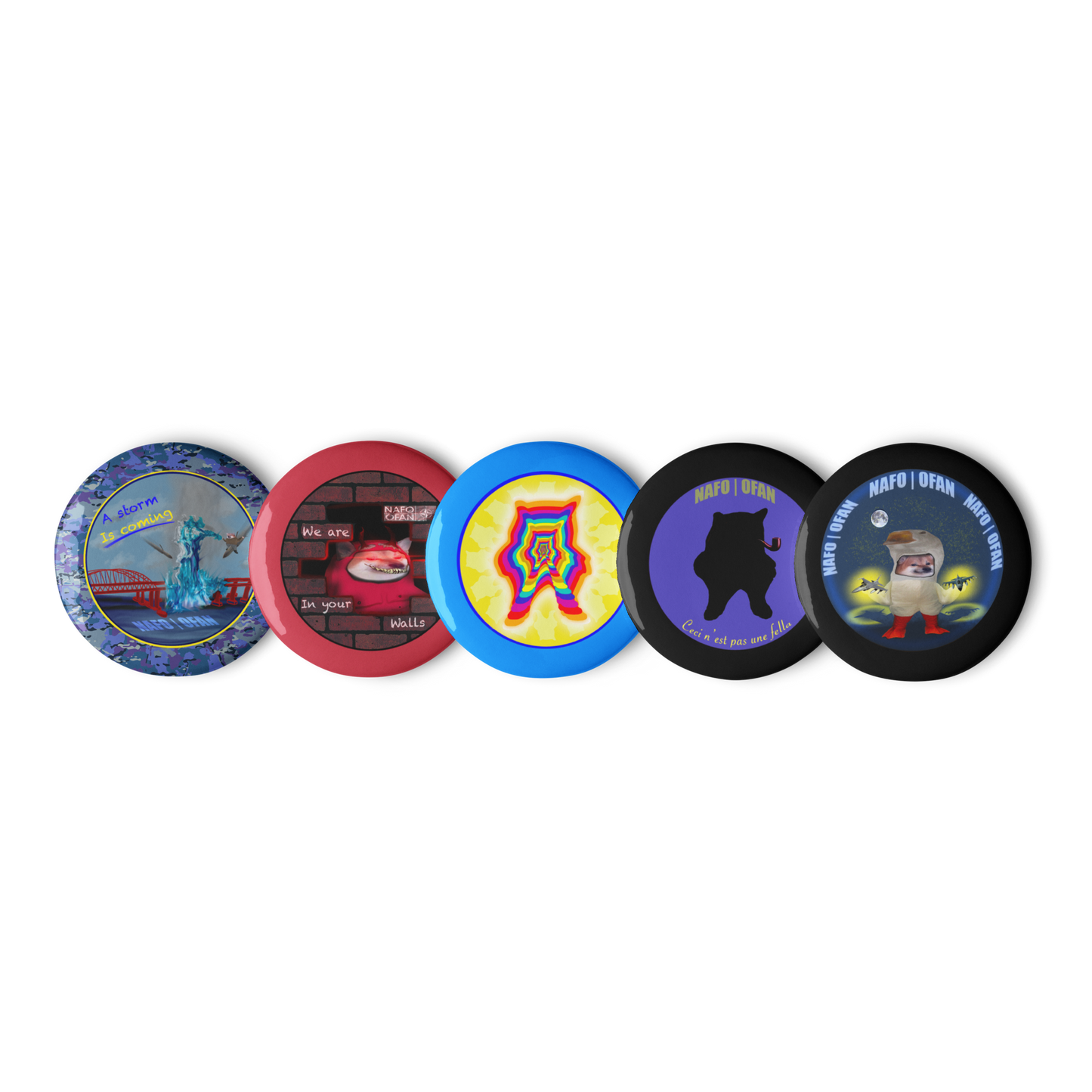 NAFO Forger Designed Pin Set