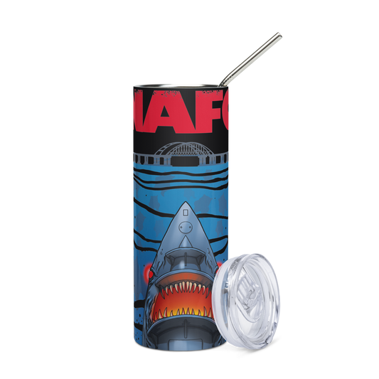 NAFO x Grandpa Yurko Shark Drone Tumbler