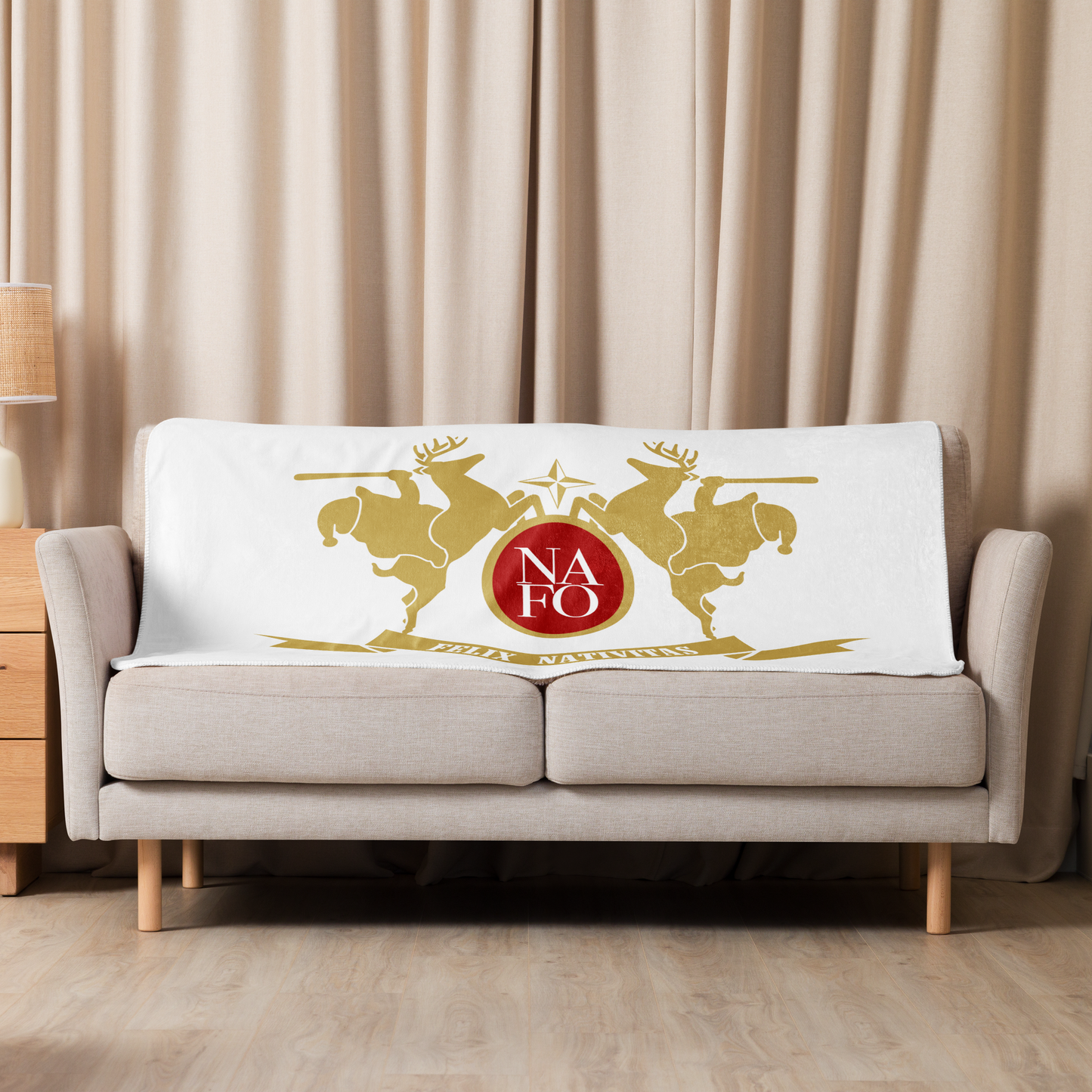 NAFO Felix Nativitas Sherpa Blanket