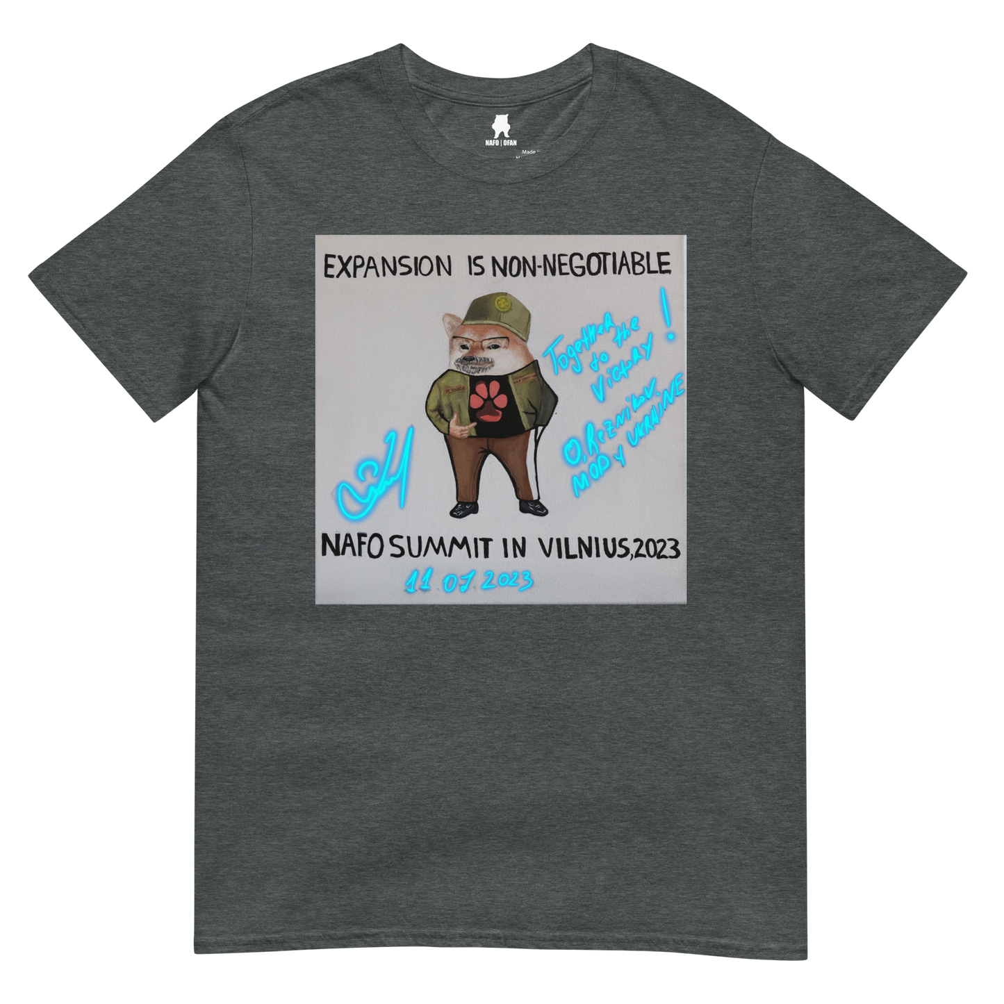 NAFO x Dzyga's Paw UA MOD Painting T-Shirt