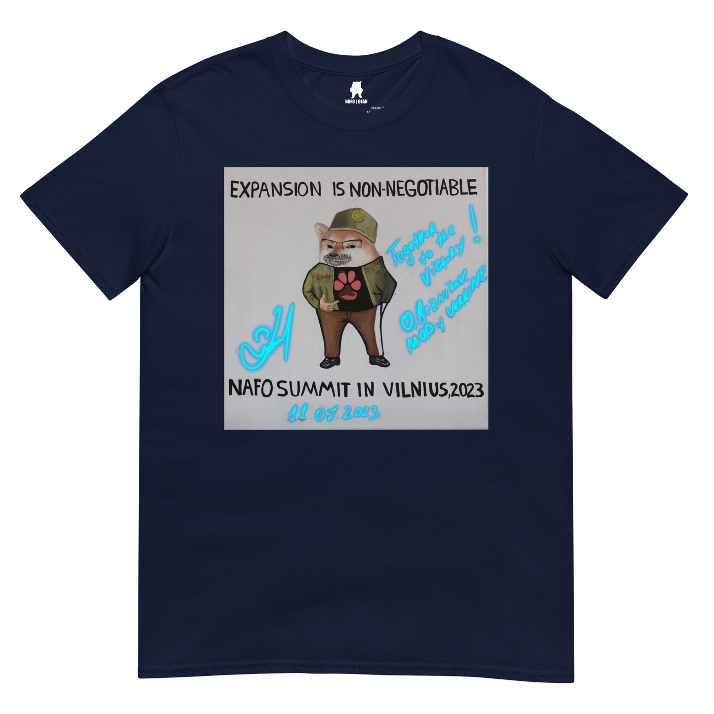 NAFO x Dzyga's Paw UA MOD Painting T-Shirt