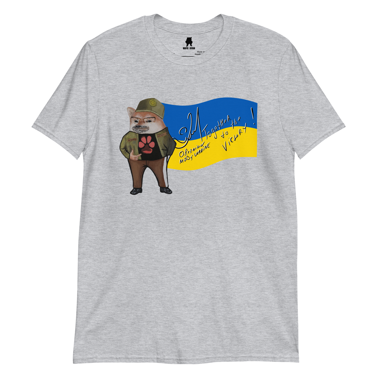 NAFO x Dzyga's Paw UA MOD Flag T-Shirt