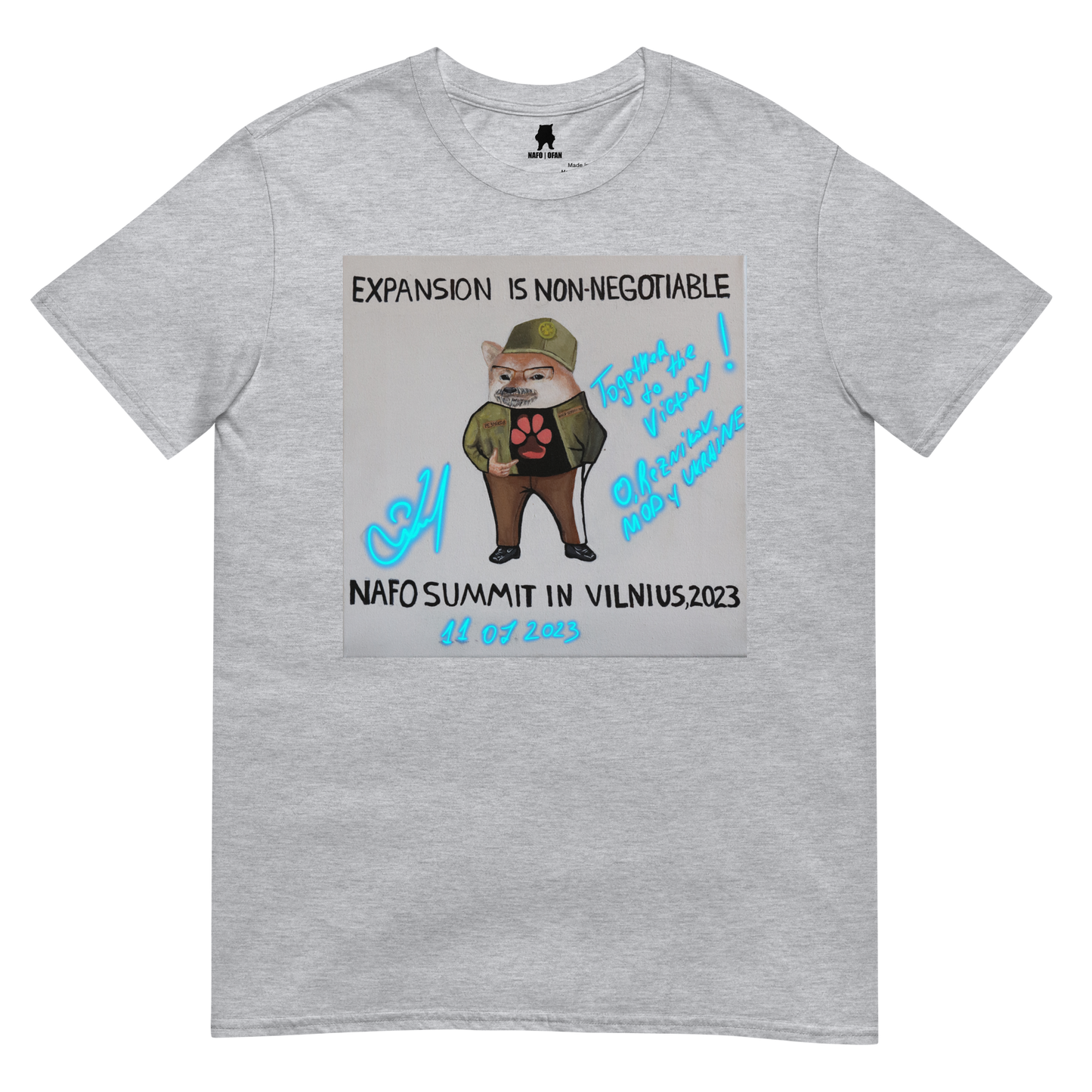 NAFO x Dzyga's Paw UA MOD Painting T-Shirt