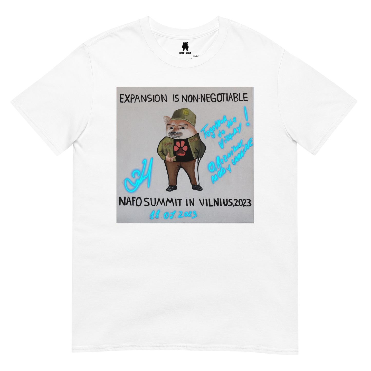 NAFO x Dzyga's Paw UA MOD Painting T-Shirt