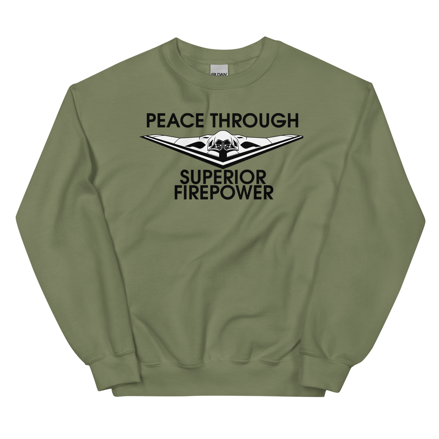 NAFO Peace Through Superior Fire Power Sweatshirt