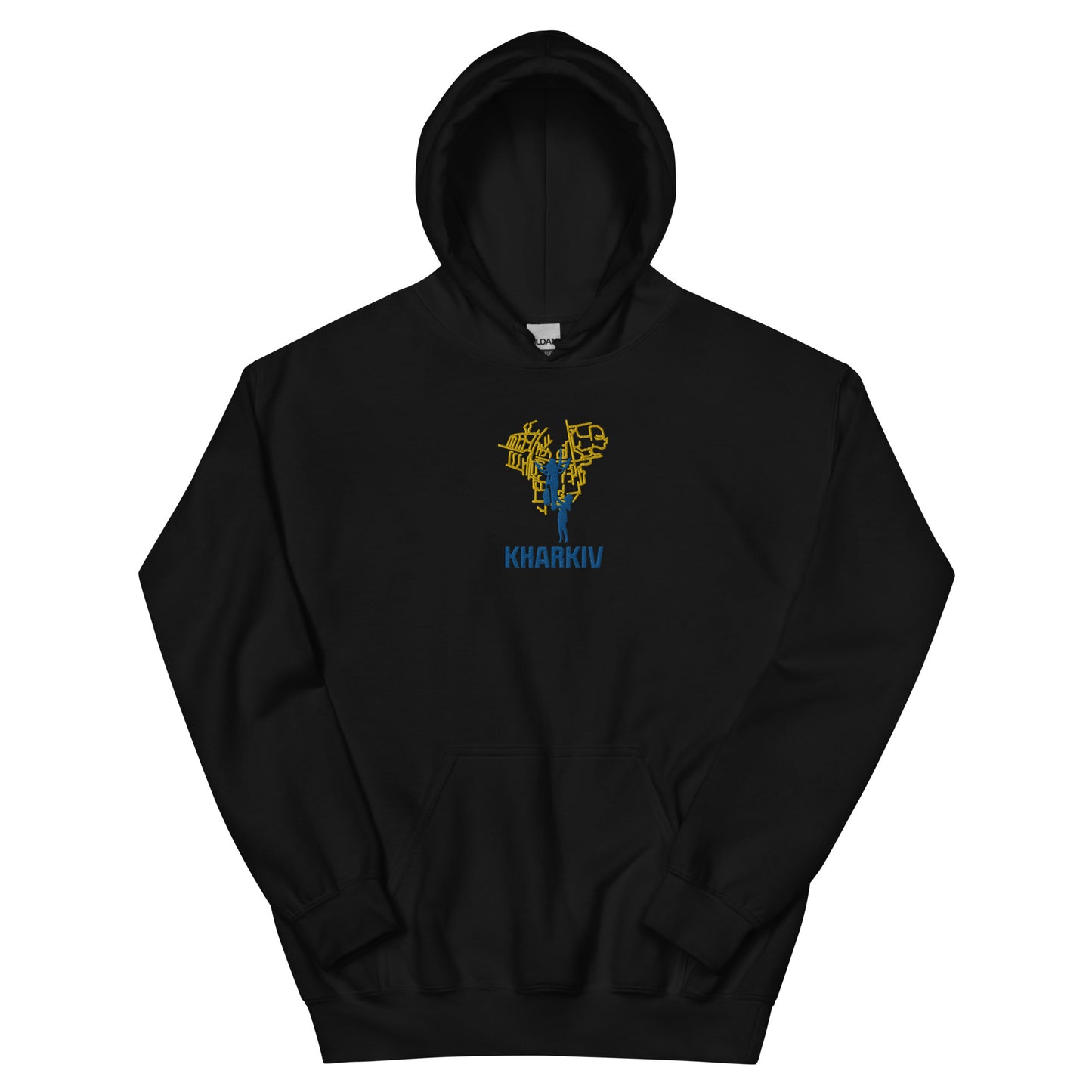2 Years of Resistance Embrodiered Hoodie Kharkiv
