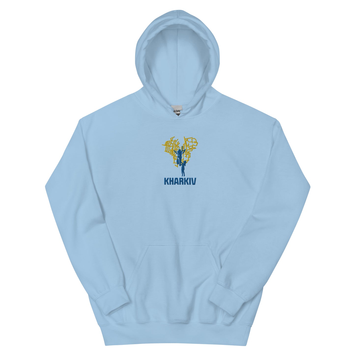 2 Years of Resistance Embrodiered Hoodie Kharkiv