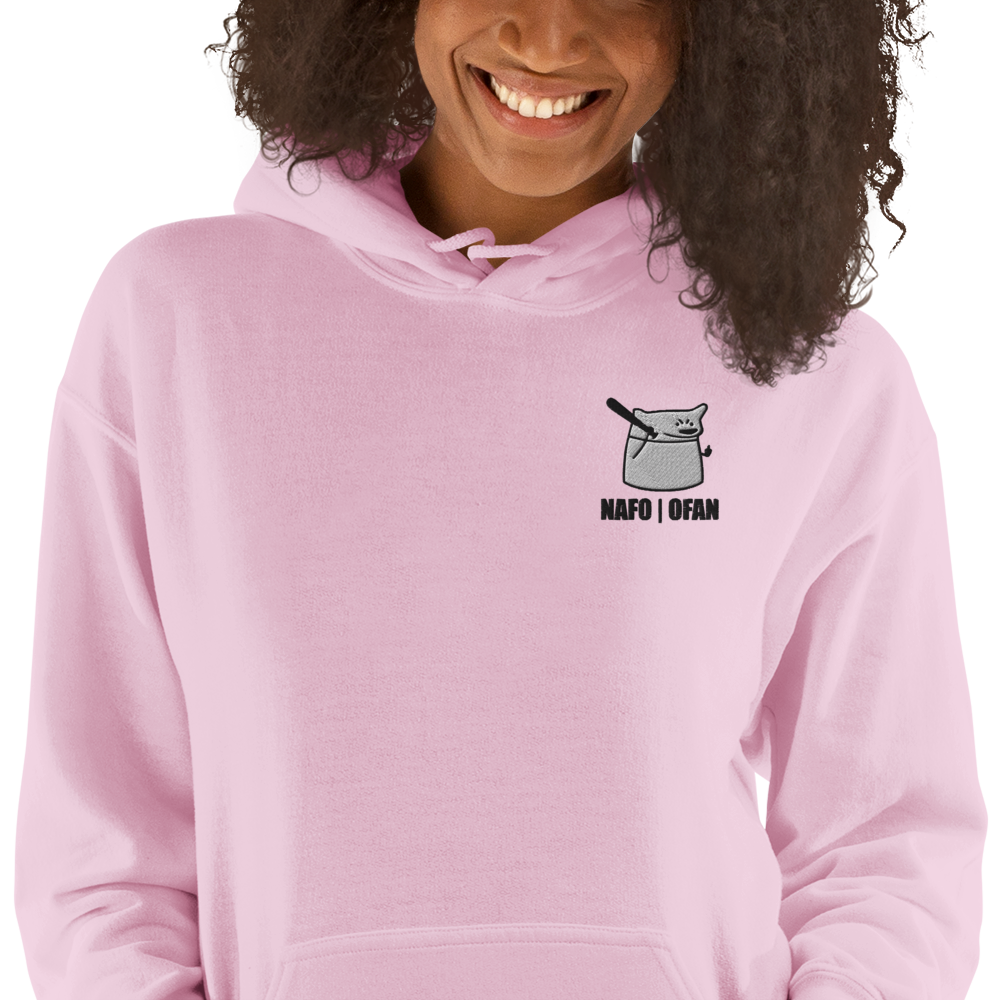 NAFO Embroidered Fella Sock Character Hoodie
